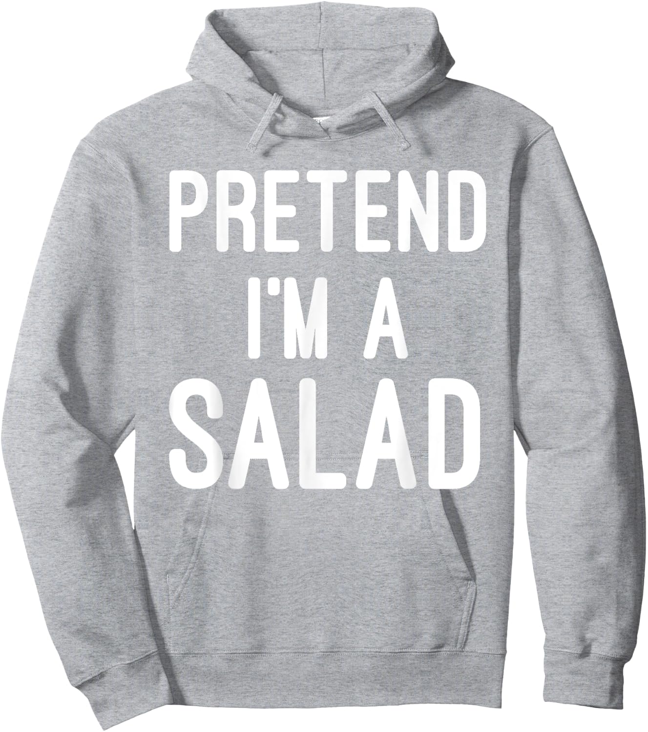 Easy Lazy Halloween Costume - Pretend I'm a Salad Hoodie - Hoodie | Ash