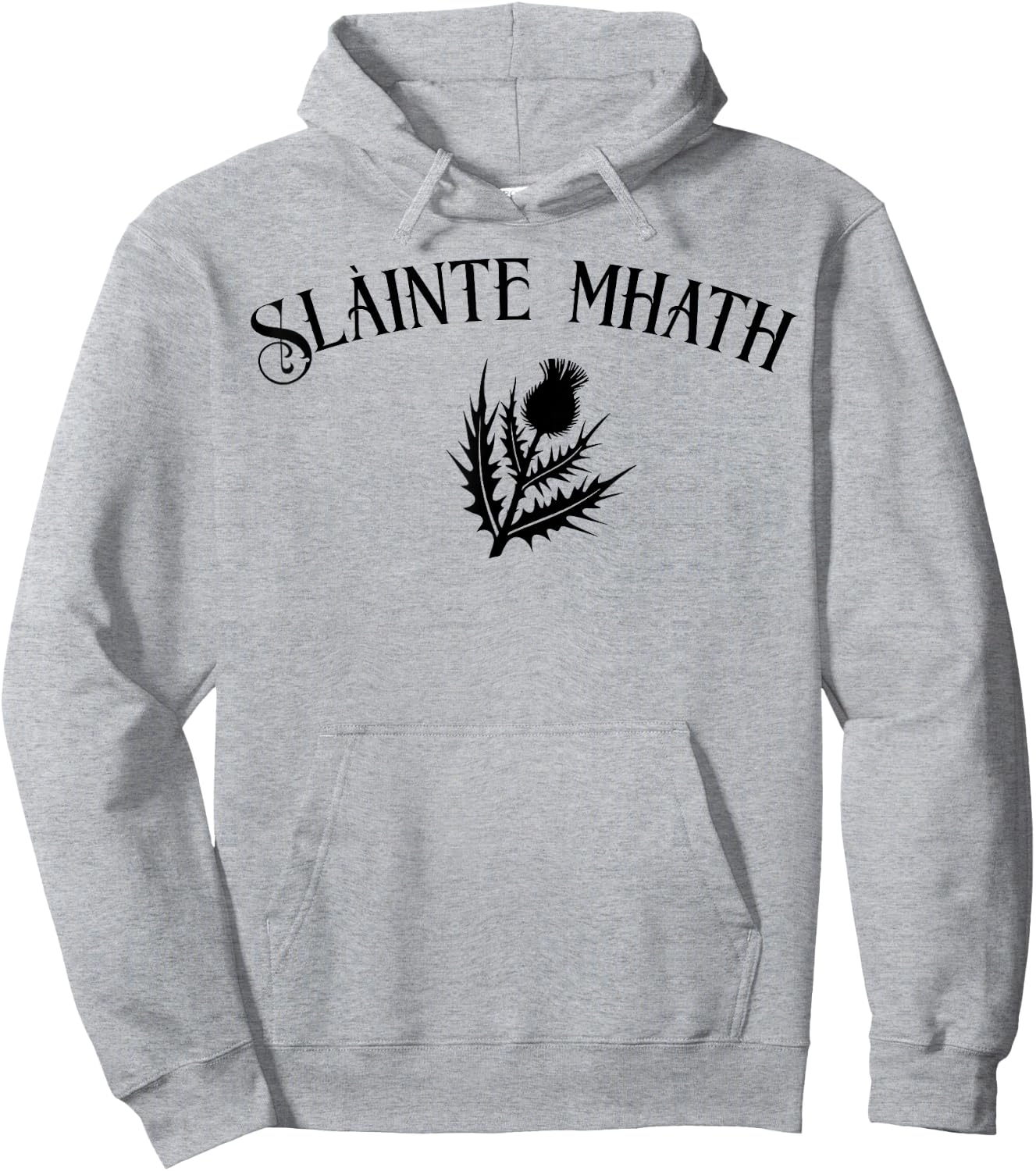 Slàinte mhath Scottish Thistle emblem Scotland pride cheers Hoodie - Hoodie | Ash