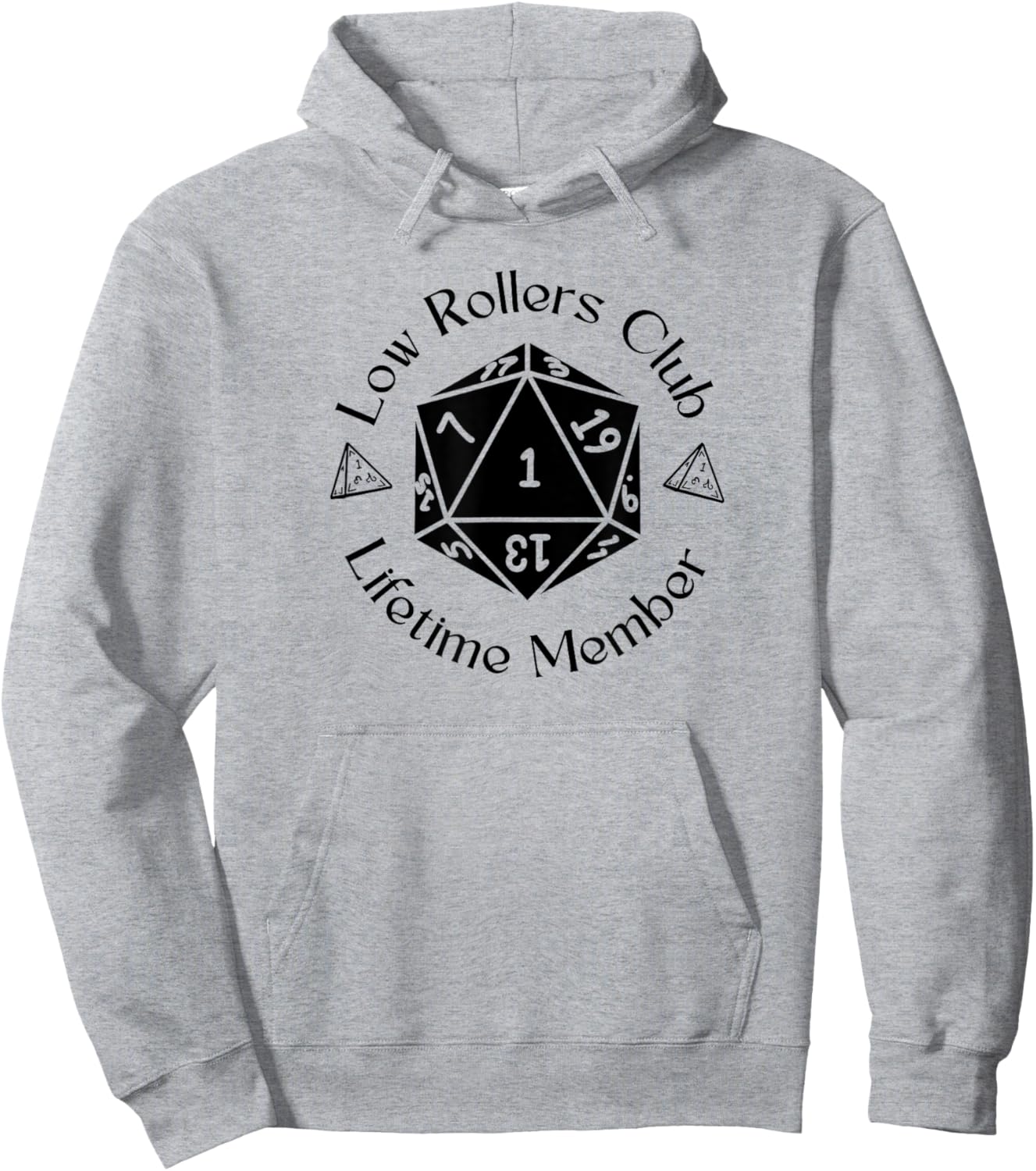 Nomadic Sky Low Rollers Club with D20 for RGP , Small, White Hoodie - Hoodie | Ash