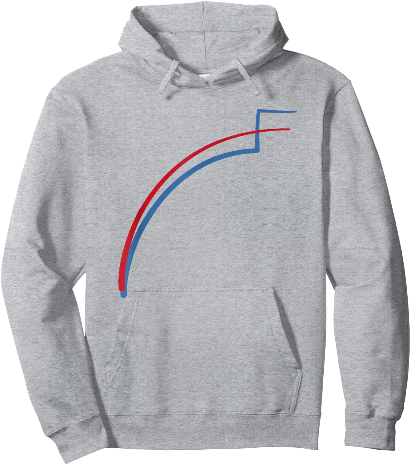 Michigan Wisconsin Trump vs Biden Vote Count Spike Hoodie - Hoodie | Ash