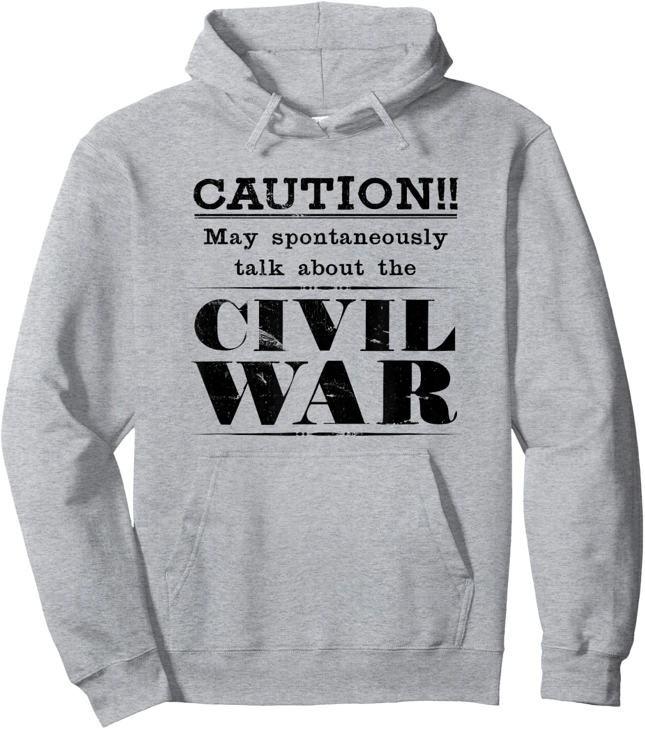 Funny American Civil War Hoodie - Hoodie | Ash