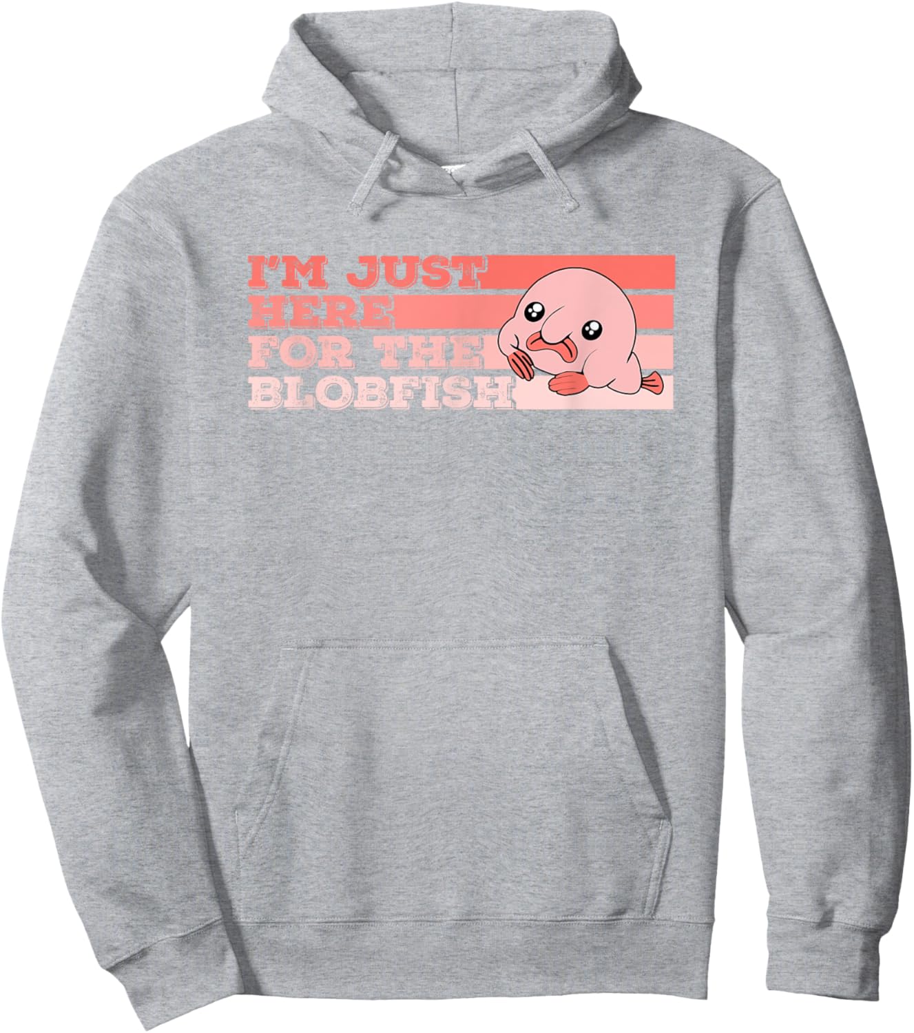 Blob Fish Blobfish Hoodie - Hoodie | Ash