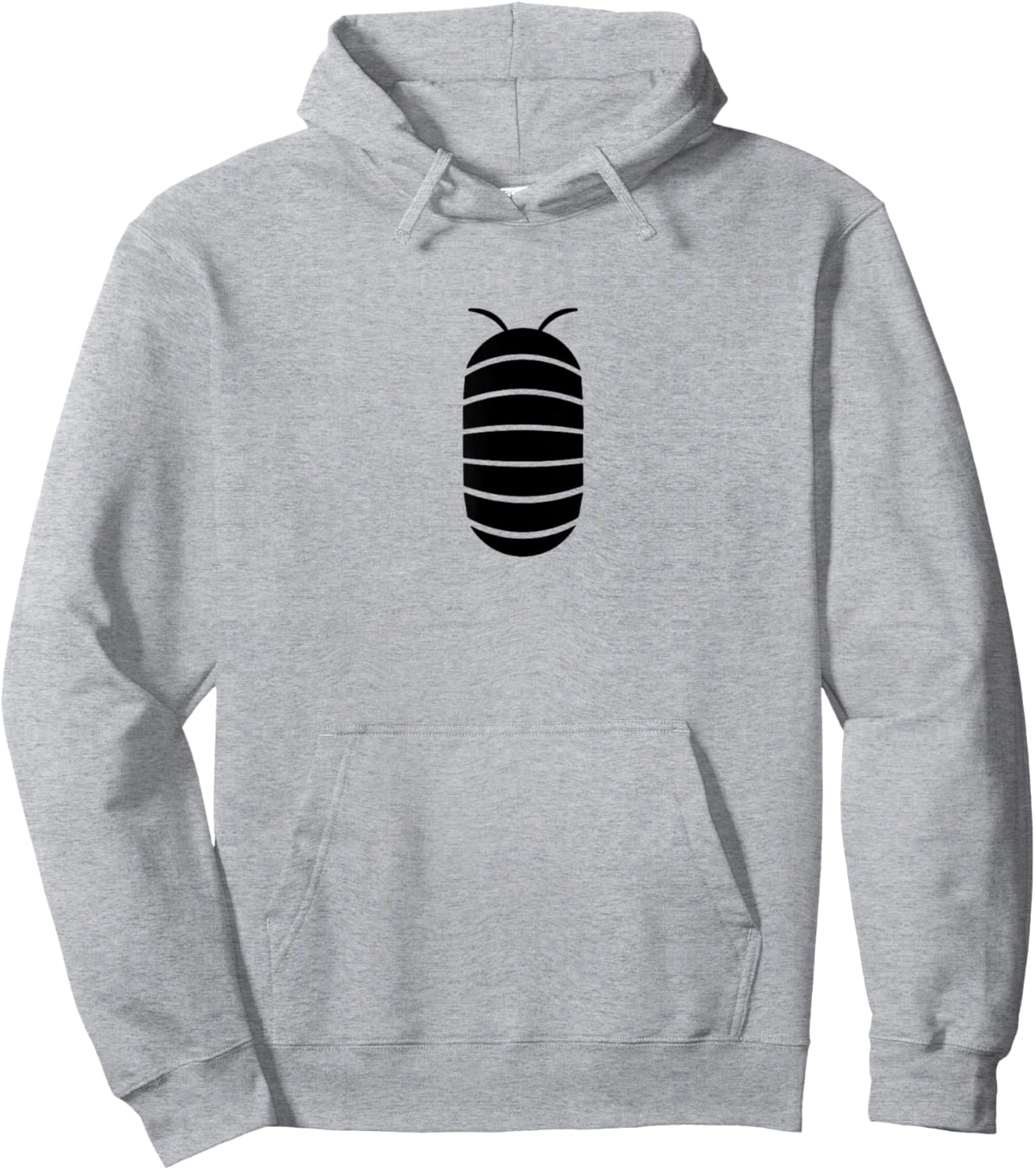 The Curious Texan Minimalist Roly Poly , Small, Grey Hoodie - Hoodie | Ash