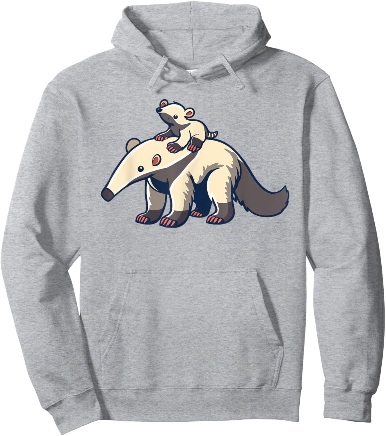 Anteater Baby Tamandua Hoodie - Hoodie | Ash
