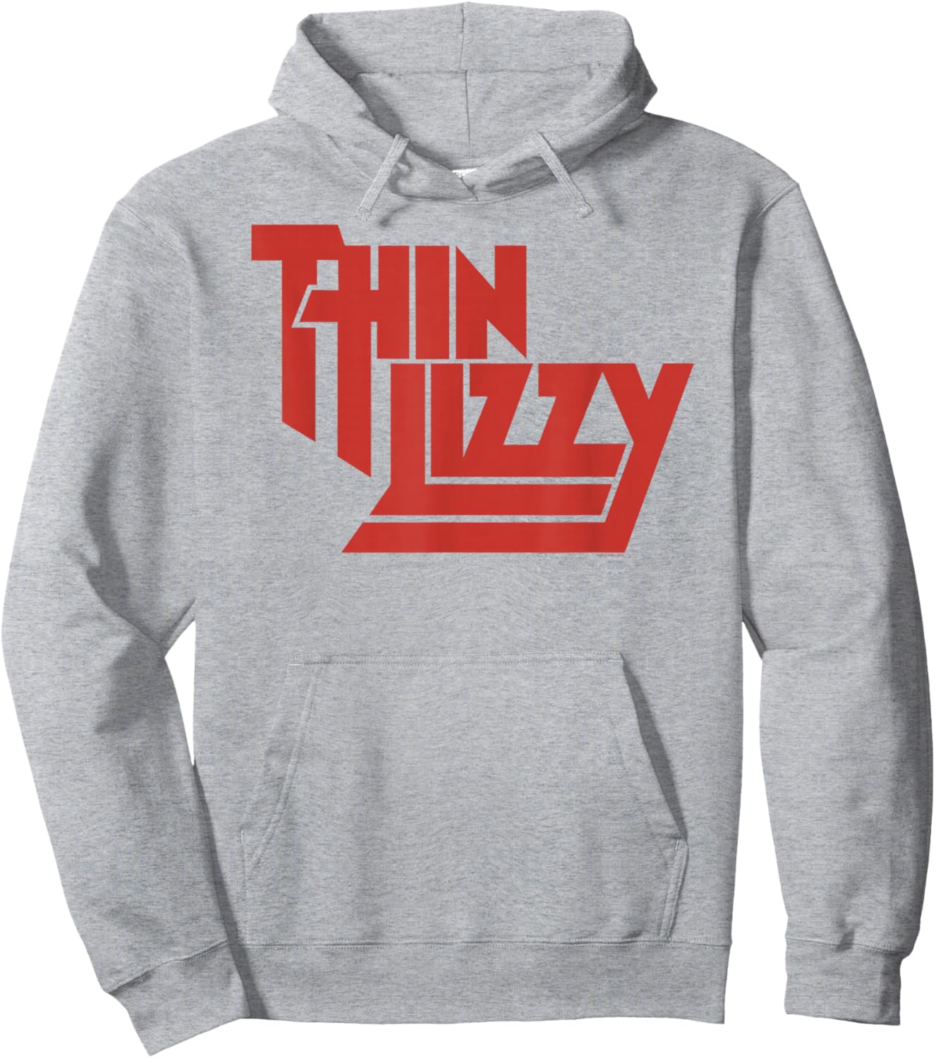 Thin Lizzy – Red Logo On Colors Hoodie - Hoodie | Ash