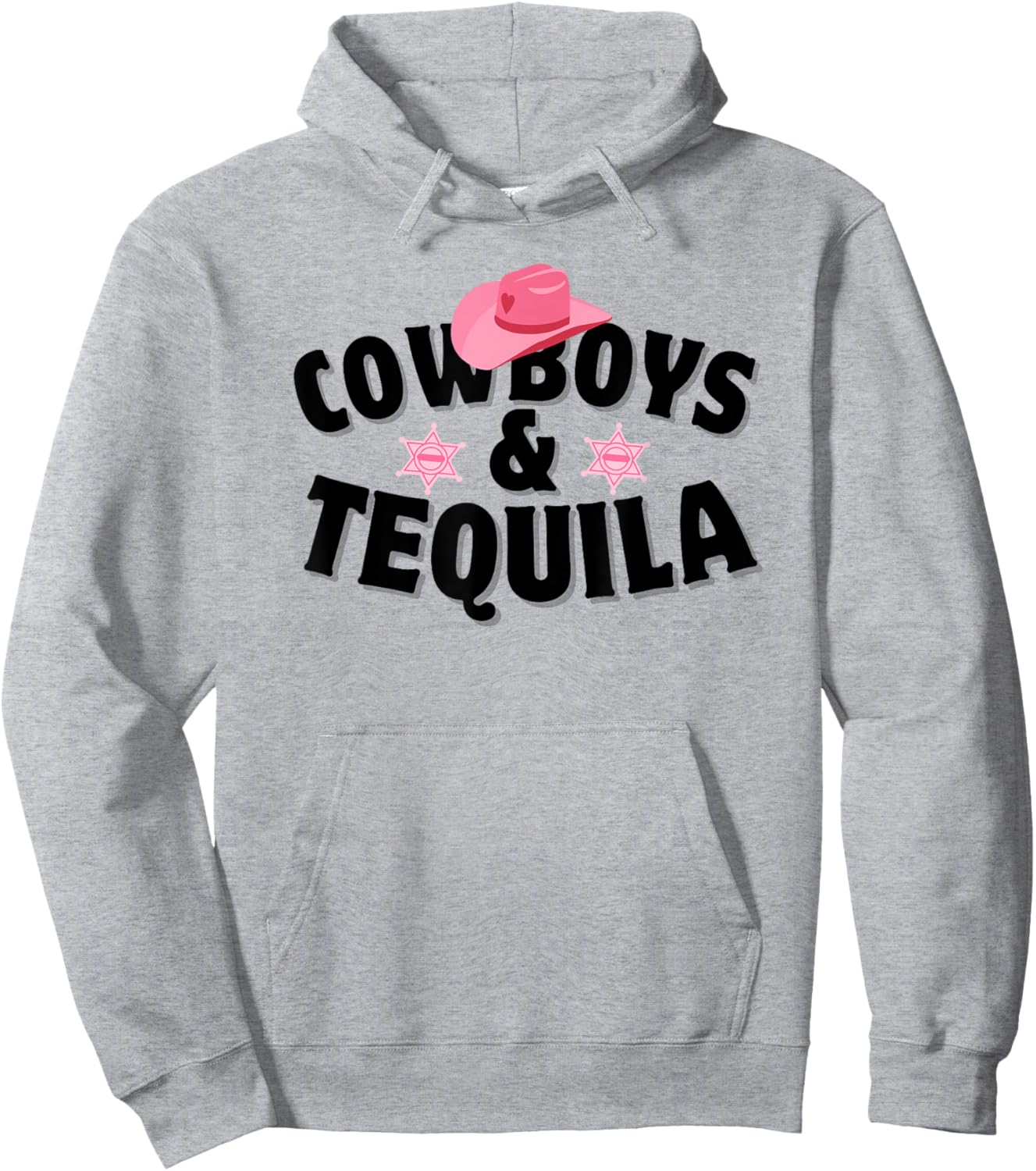 Western Cowgirl Country Music Cowboys And Tequila Hoodie - Hoodie | Ash