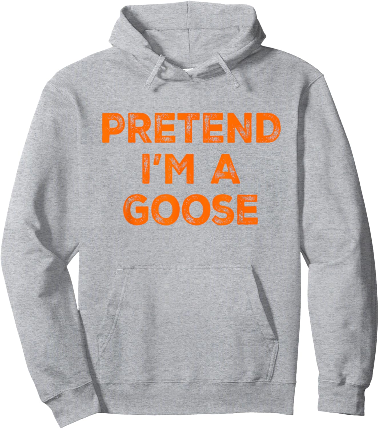 Pretend I'm A Goose Lazy Halloween Costume Hoodie - Hoodie | Ash