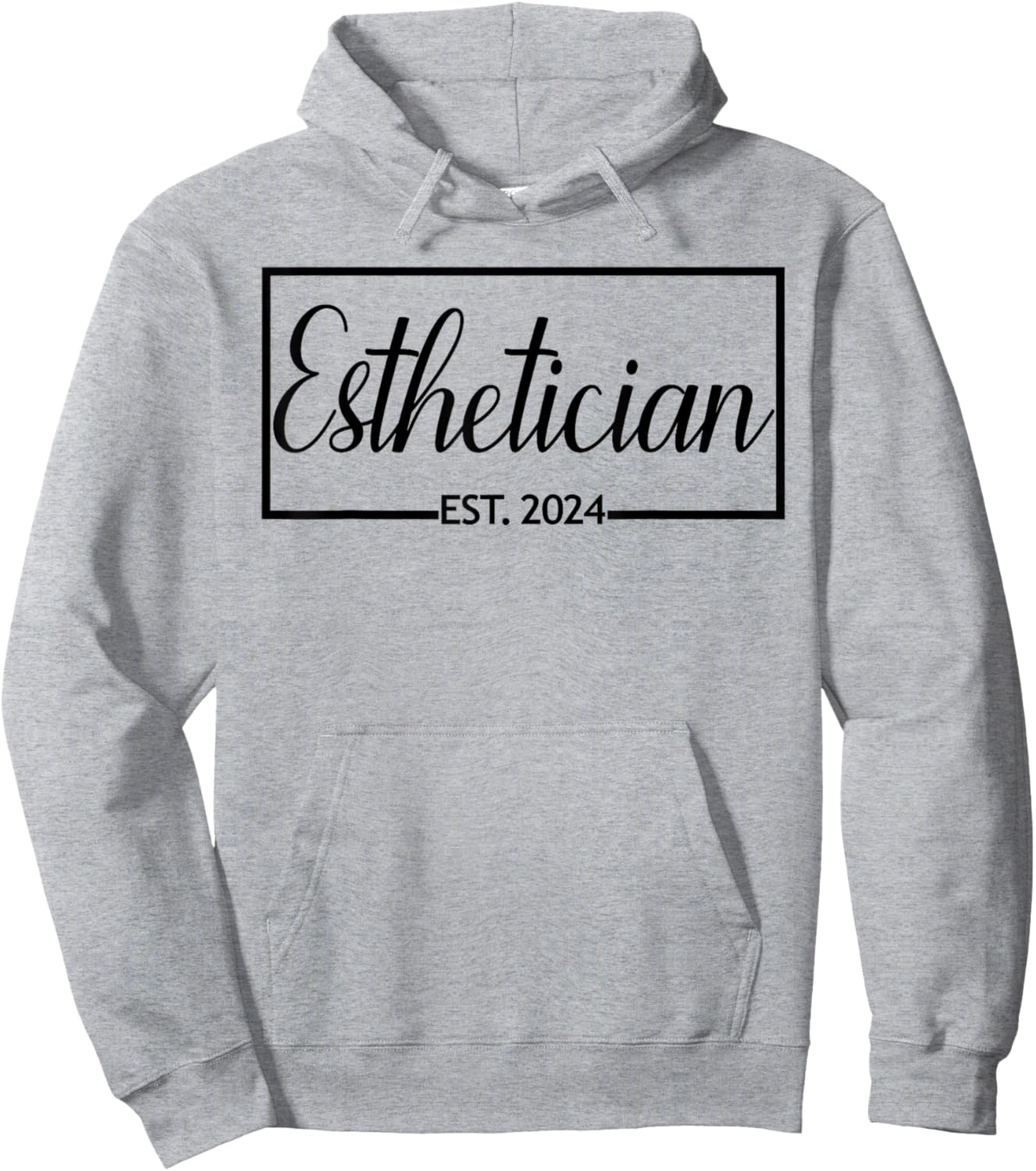 Esthetician Est. 2024 New Skin Care Specialist Graduation Hoodie - Hoodie | Ash