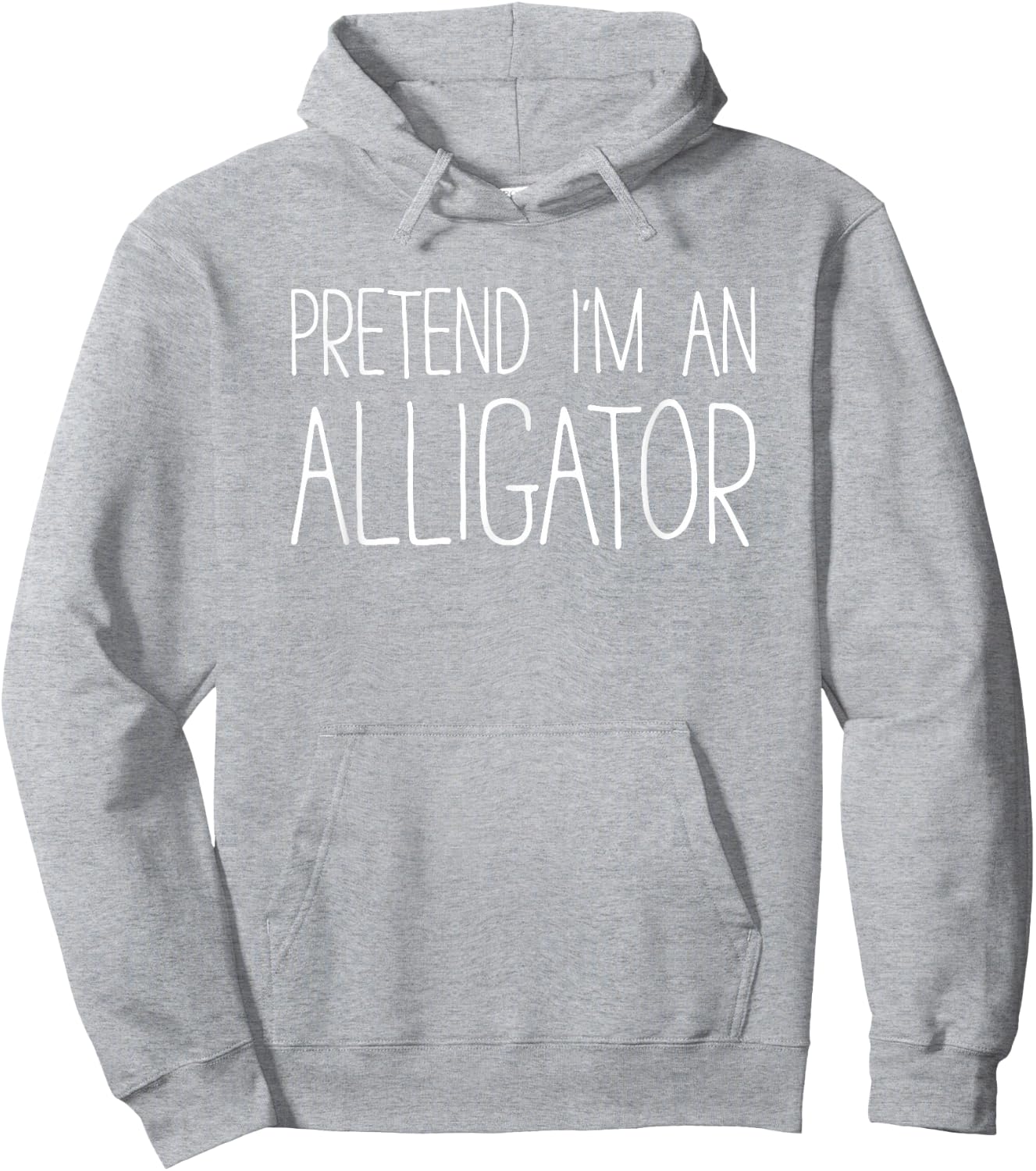 Pretend I'm An Alligator Shirt Adult Kids Men Women Costume Hoodie - Hoodie | Ash