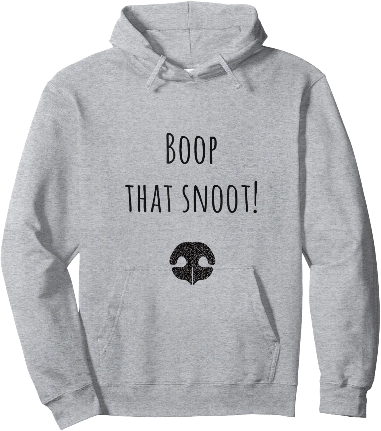 Dog Lovers Gift 'Boop That Snoot' Funny Women Kids Hoodie - Hoodie | Ash