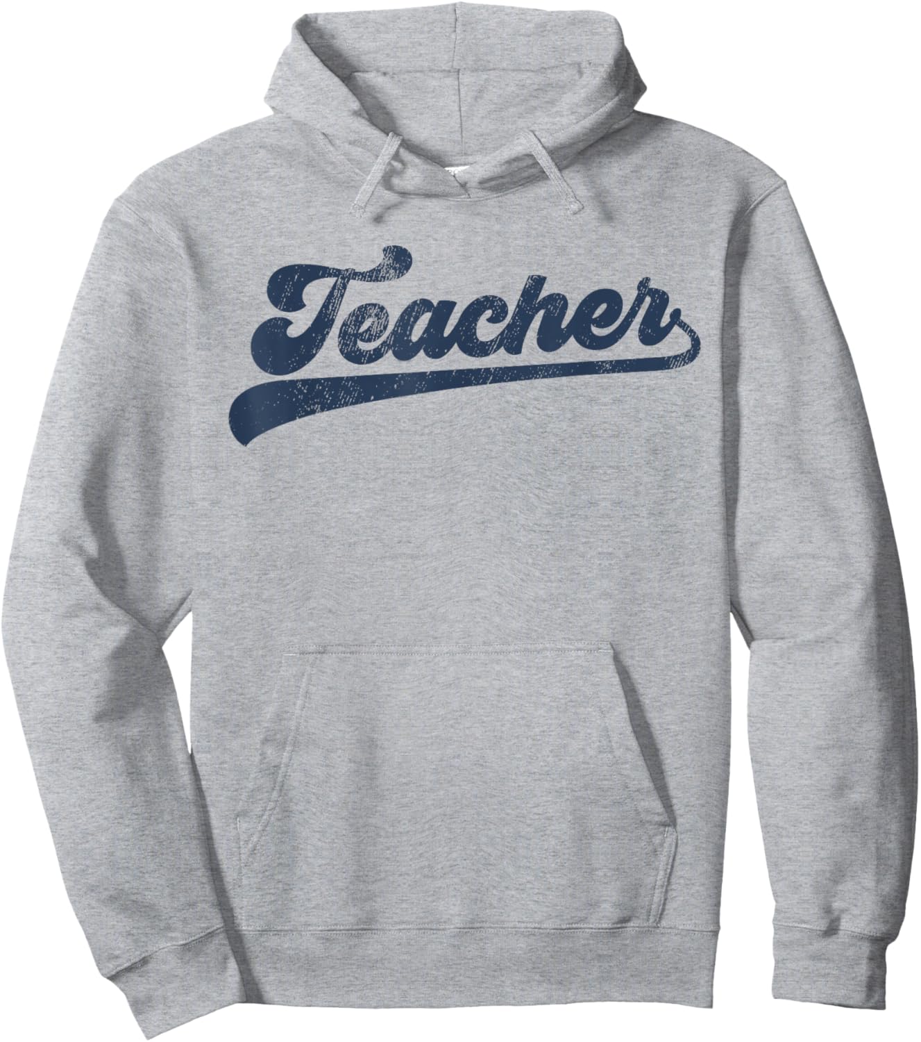 Teacher Gifts Men Women Cute Vintage Graphic Teacher Hoodie - Hoodie | Ash