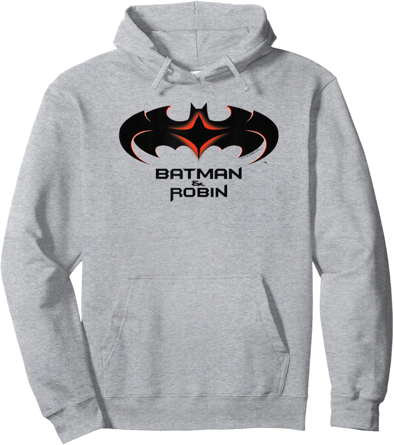 Batman & Robin (1997) Logo and Symbol Hoodie - Hoodie | Ash