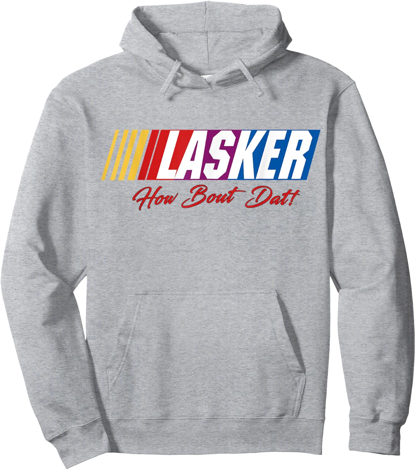 Lasker 'How Bout Dat' - OFFICIAL BUBBA ARMY (BRIGHT) Hoodie - Hoodie | Ash