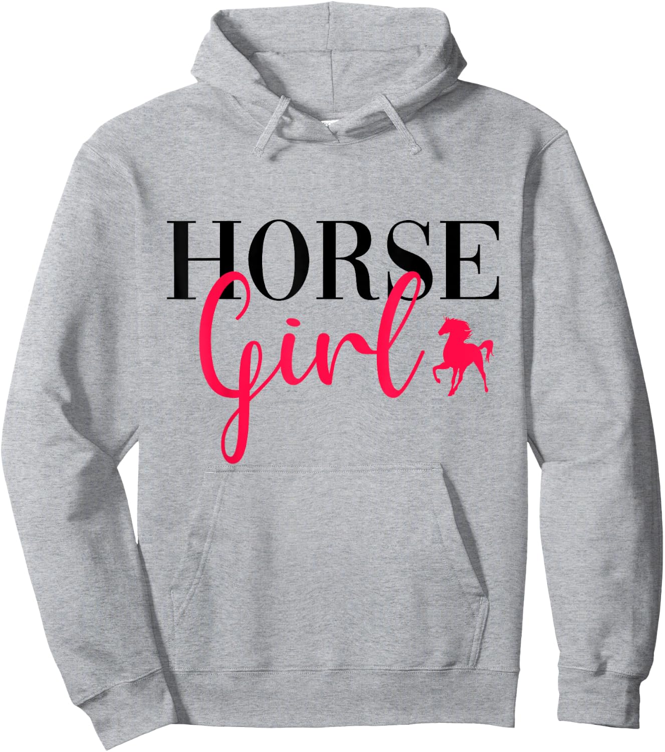Funny Horse Riding Girl Horseback Riding Horse Girl Hoodie - Hoodie | Ash