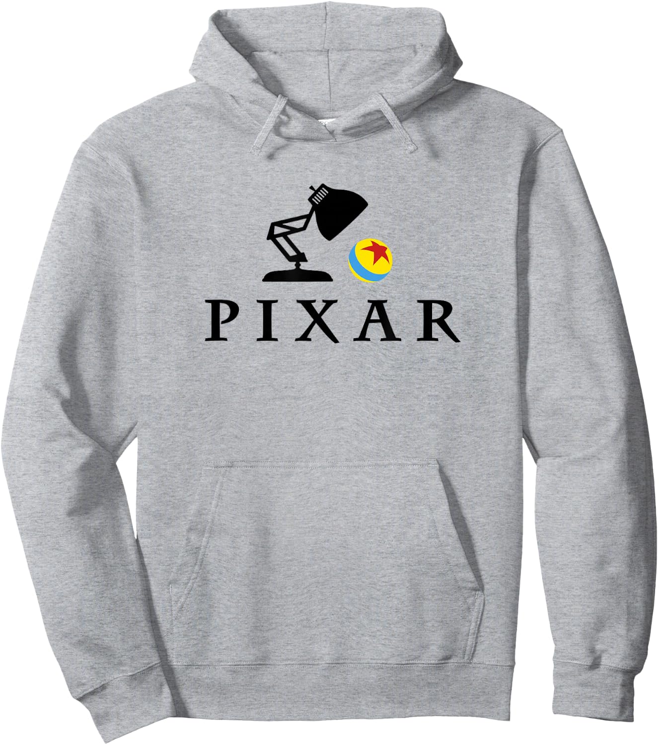 Disney Pixar Luxo Jr. Ball Logo Hoodie - Hoodie | Ash