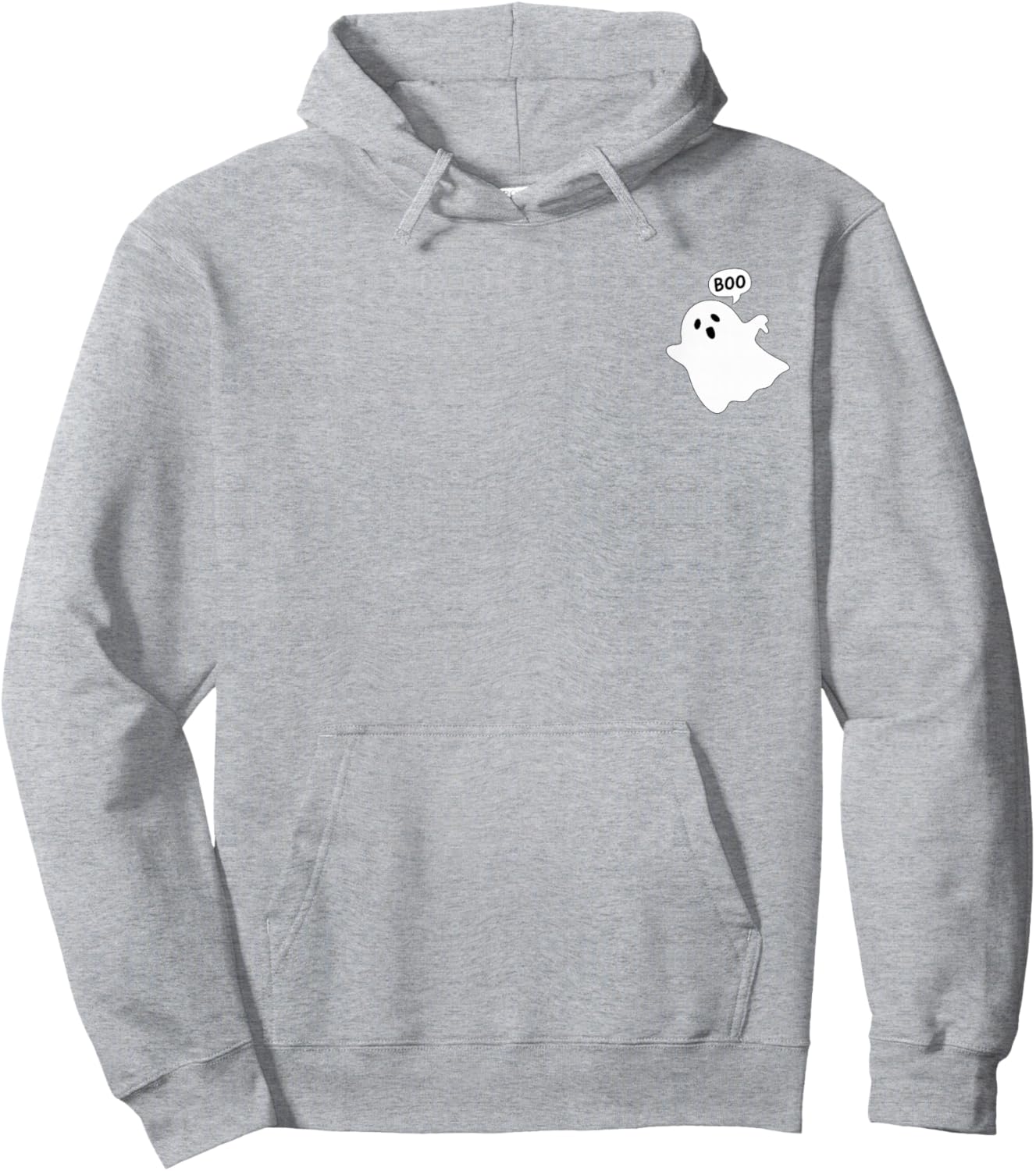 Thumbs Down Ghost Screaming Boo Disapproval Ghost halloween Hoodie - Hoodie | Ash
