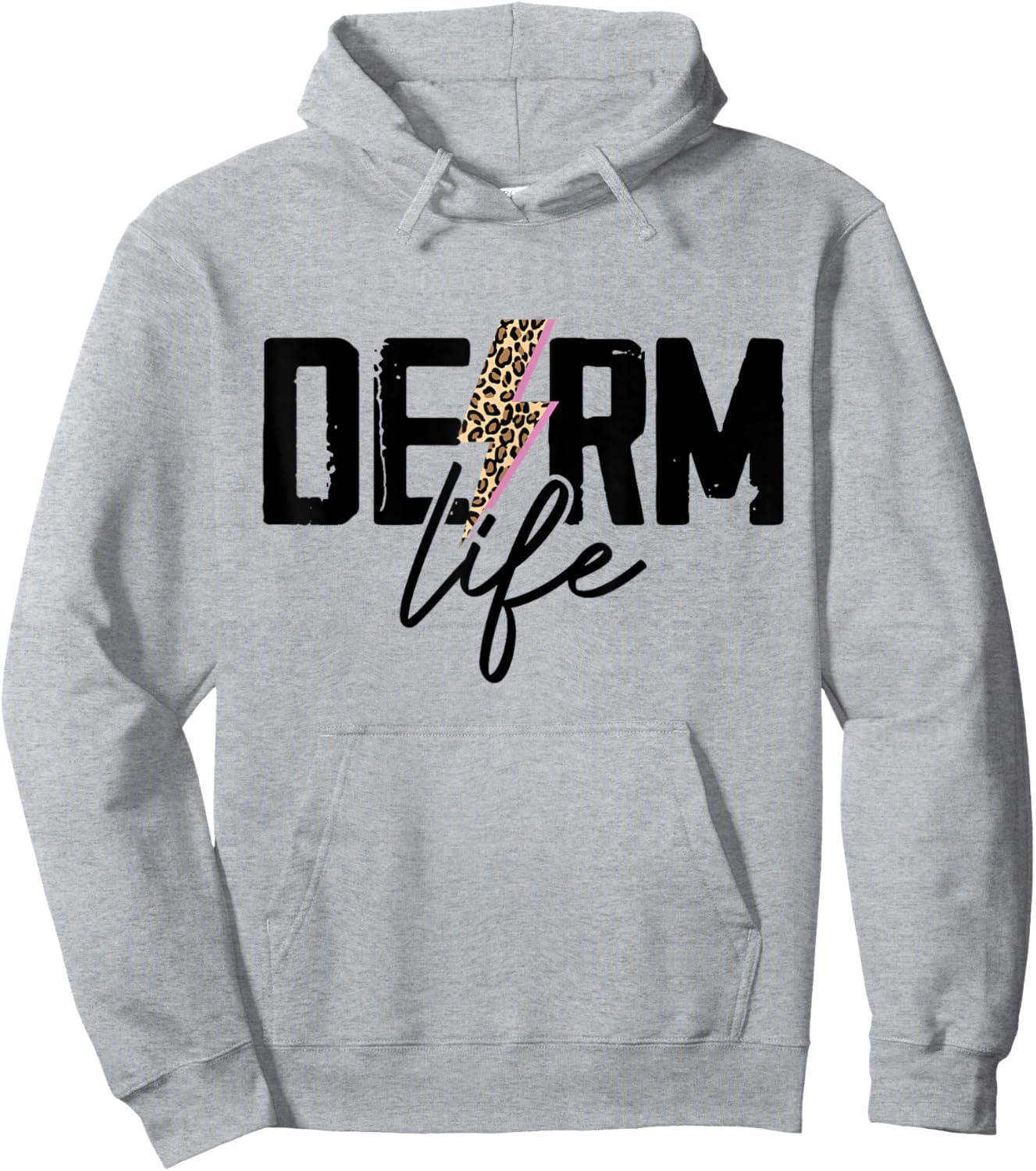 Derm Life Cosmetic Dermatologist Dermatology Nurse Hoodie - Hoodie | Ash