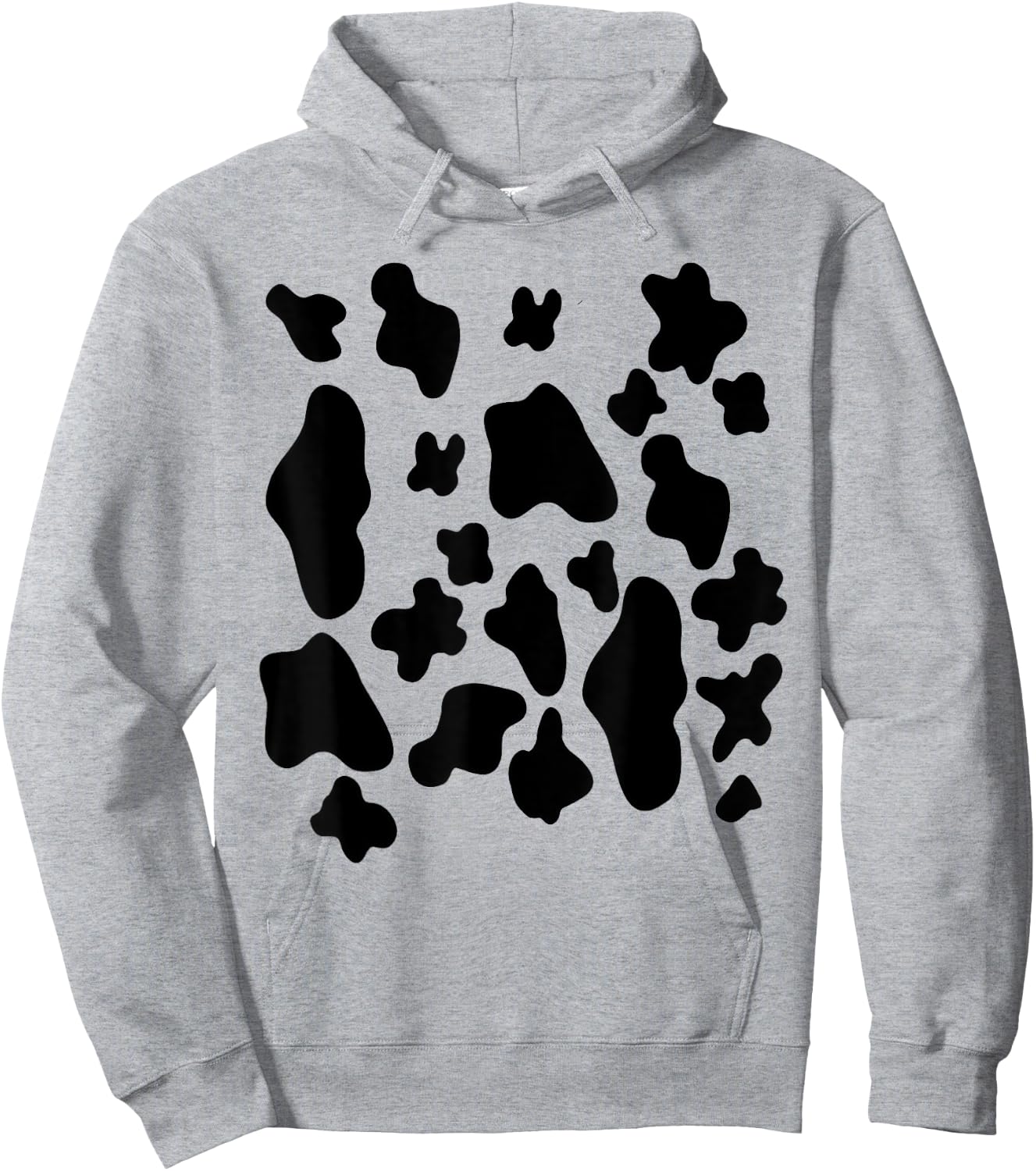 Cow Costume Cute Calf Halloween For Kids Men And Women Hoodie - Hoodie | Ash