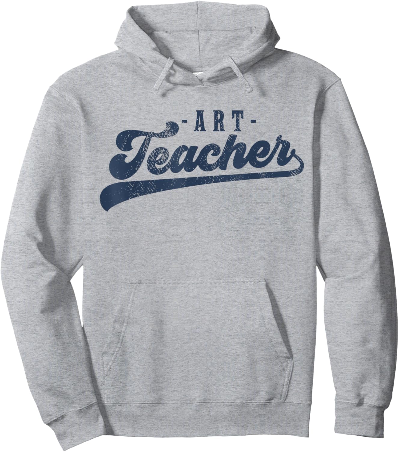 Art Teacher Men Women Cute Vintage Graphic Art Teacher Hoodie - Hoodie | Ash