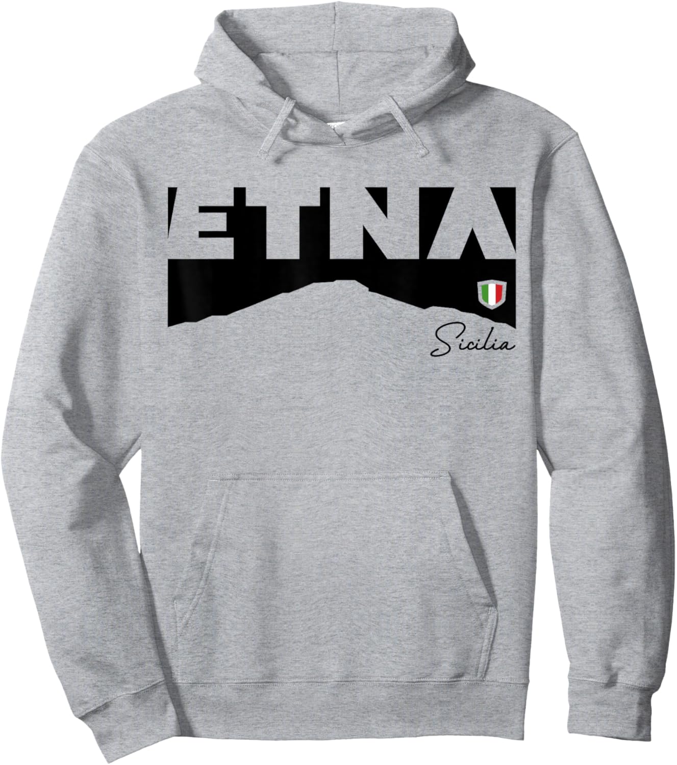Mount Etna Mongibello Sicily Hike Volcano Hiking Gifts Italy Hoodie - Hoodie | Ash