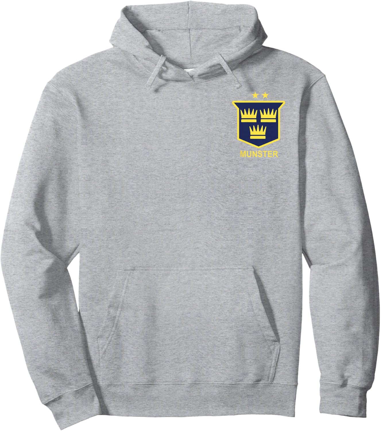 Munster retro classic style for retro Irish rugby fans Hoodie - Hoodie | Ash