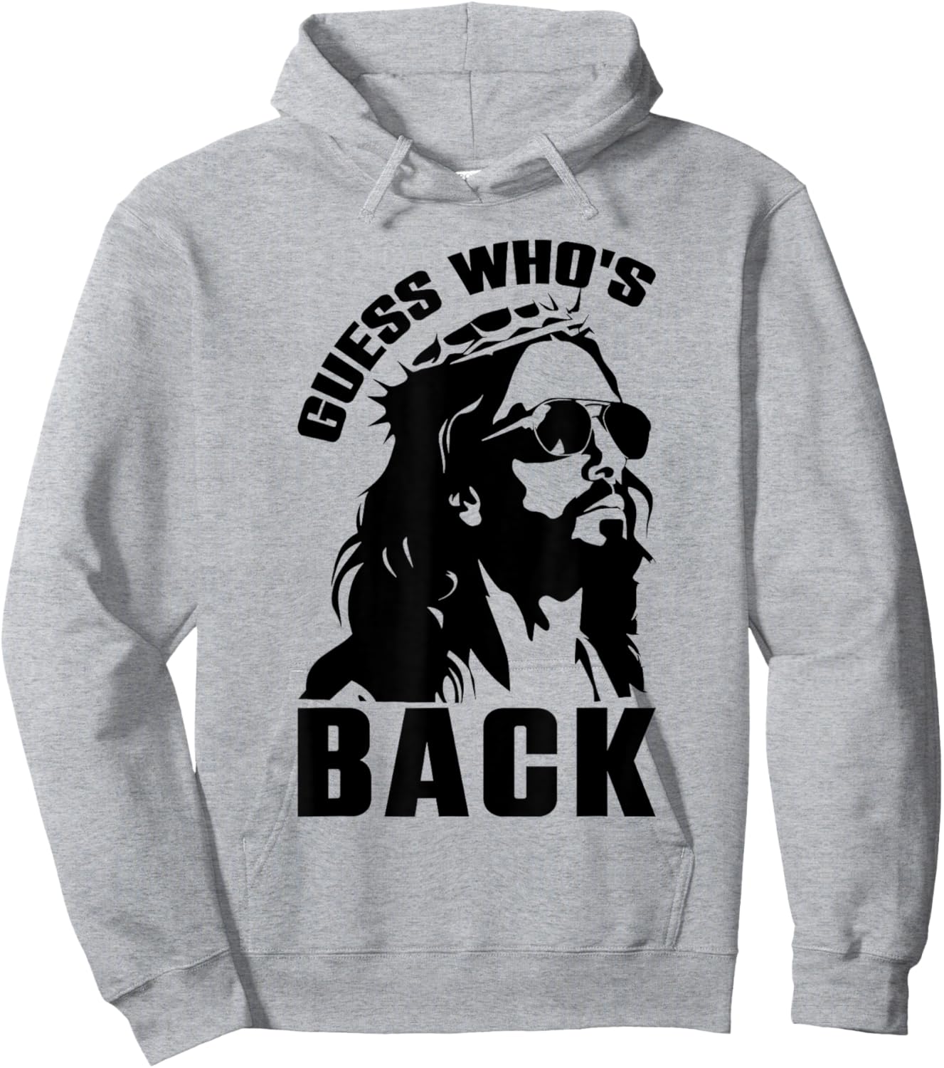 Guess Whos Back Easter Day Jesus Christian Faith Men Women Hoodie - Hoodie | Ash