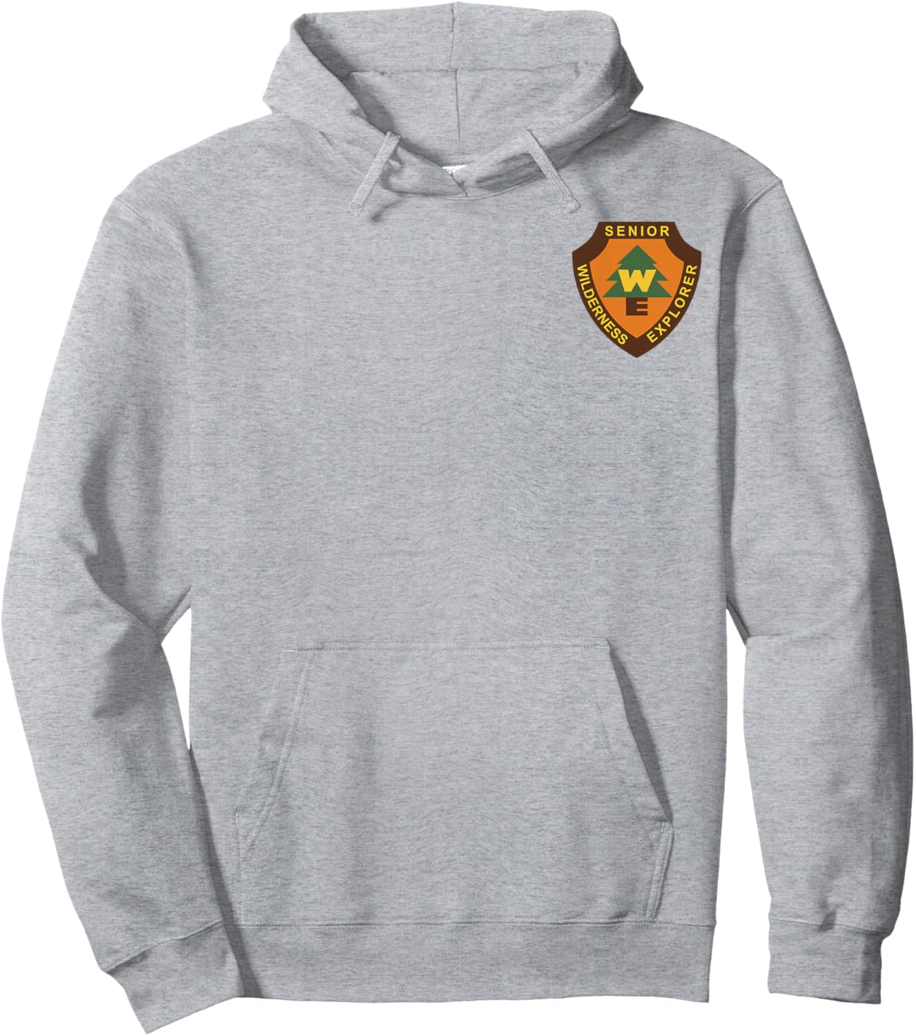 Disney Pixar Up Senior Wilderness Explorer Badge Logo Hoodie - Hoodie | Ash