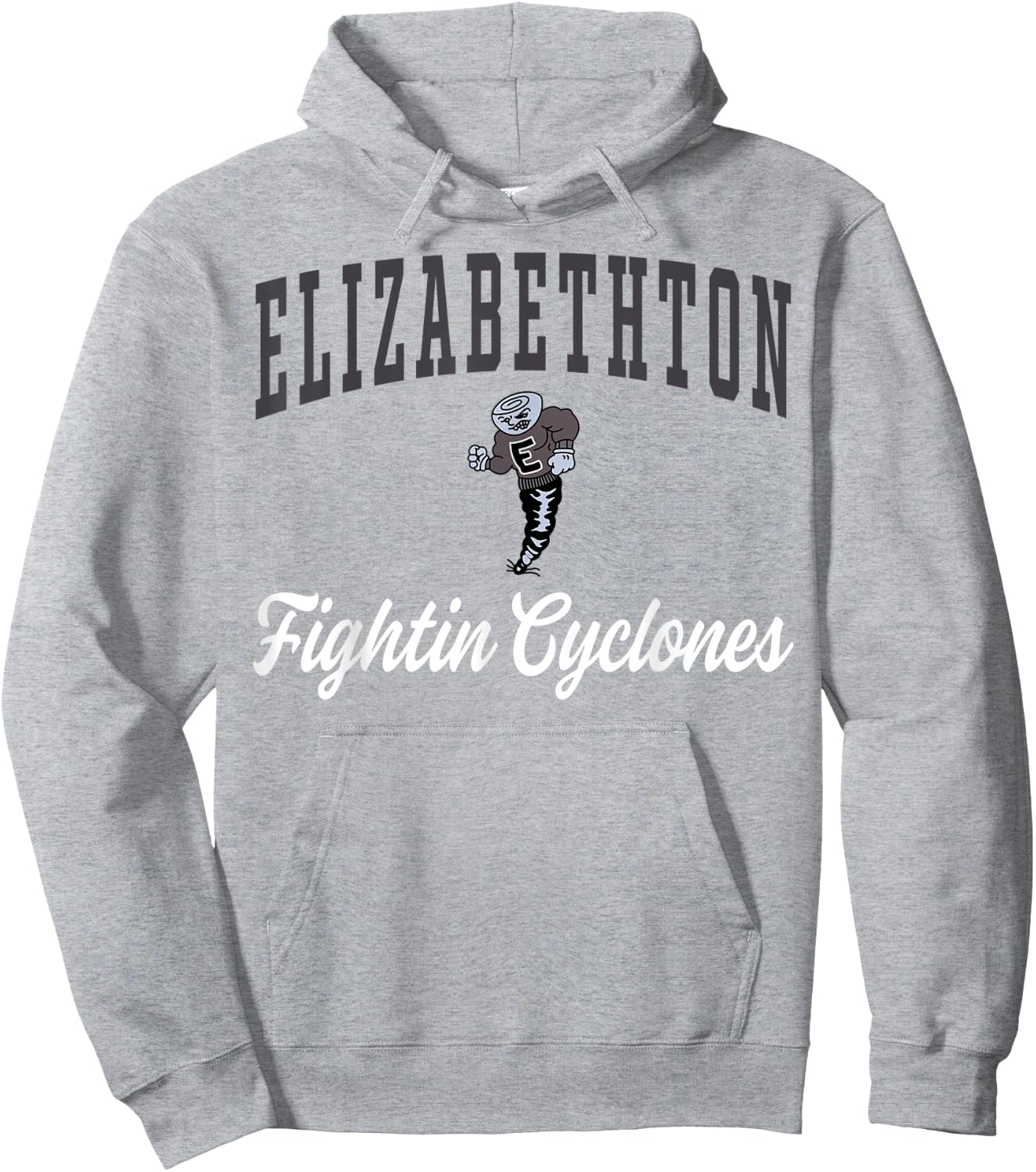 Elizabethton High School Fightin Cyclones C3 Hoodie - Hoodie | Ash