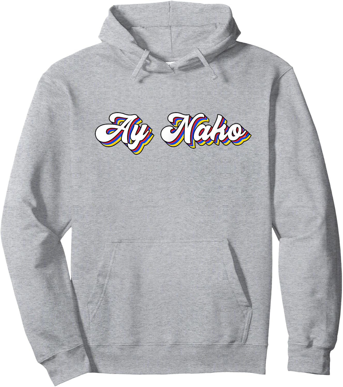 Funny Ay Nako Filipino Quote Pinoy Retro Vintage Philippines Hoodie - Hoodie | Ash