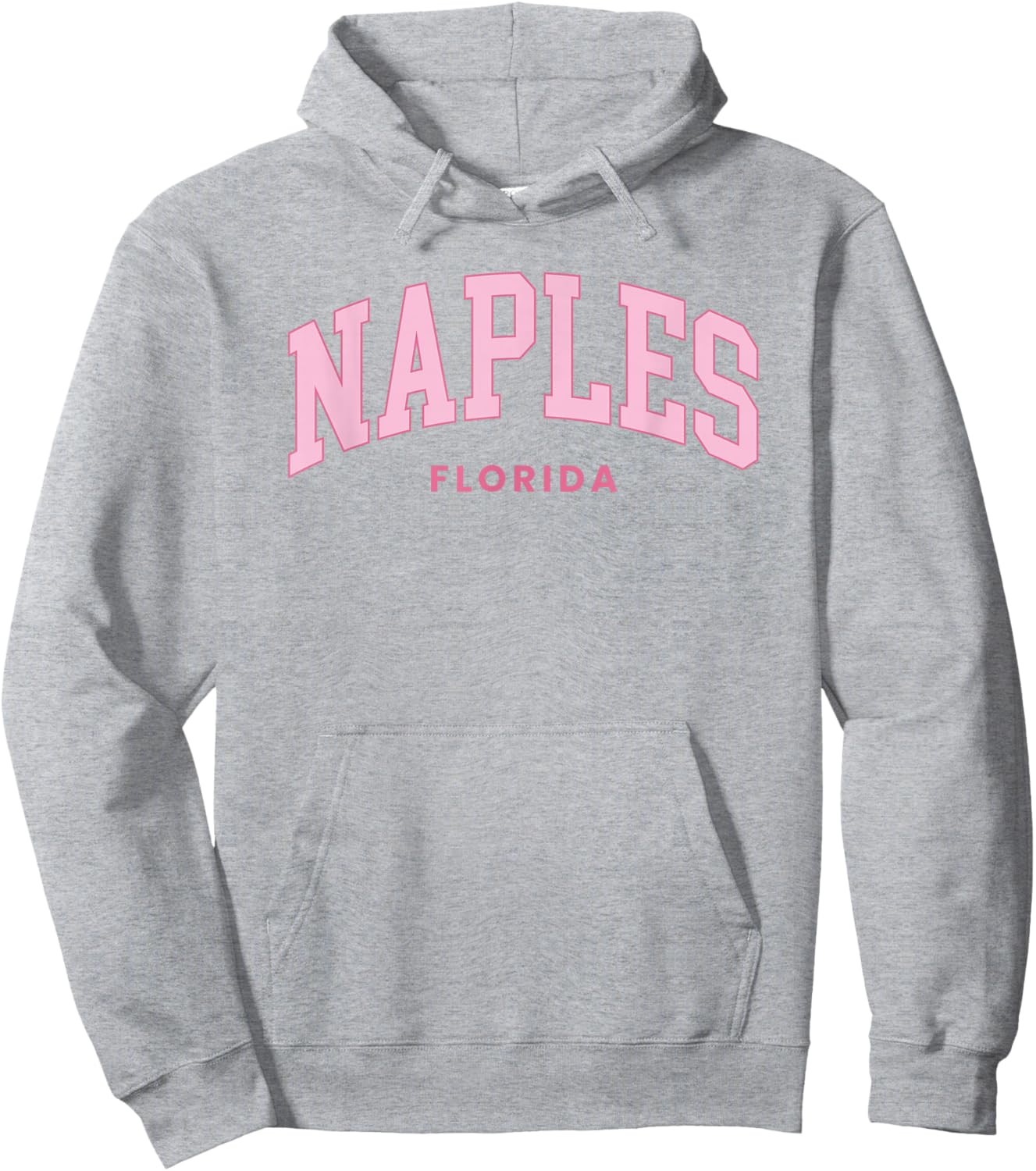 Naples Florida Retro Preppy Throwback Girls Pink Hoodie - Hoodie | Ash