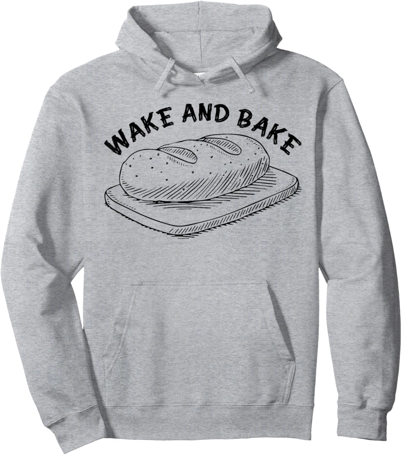Wake And Bake Baking Funny Hoodie - Hoodie | Ash