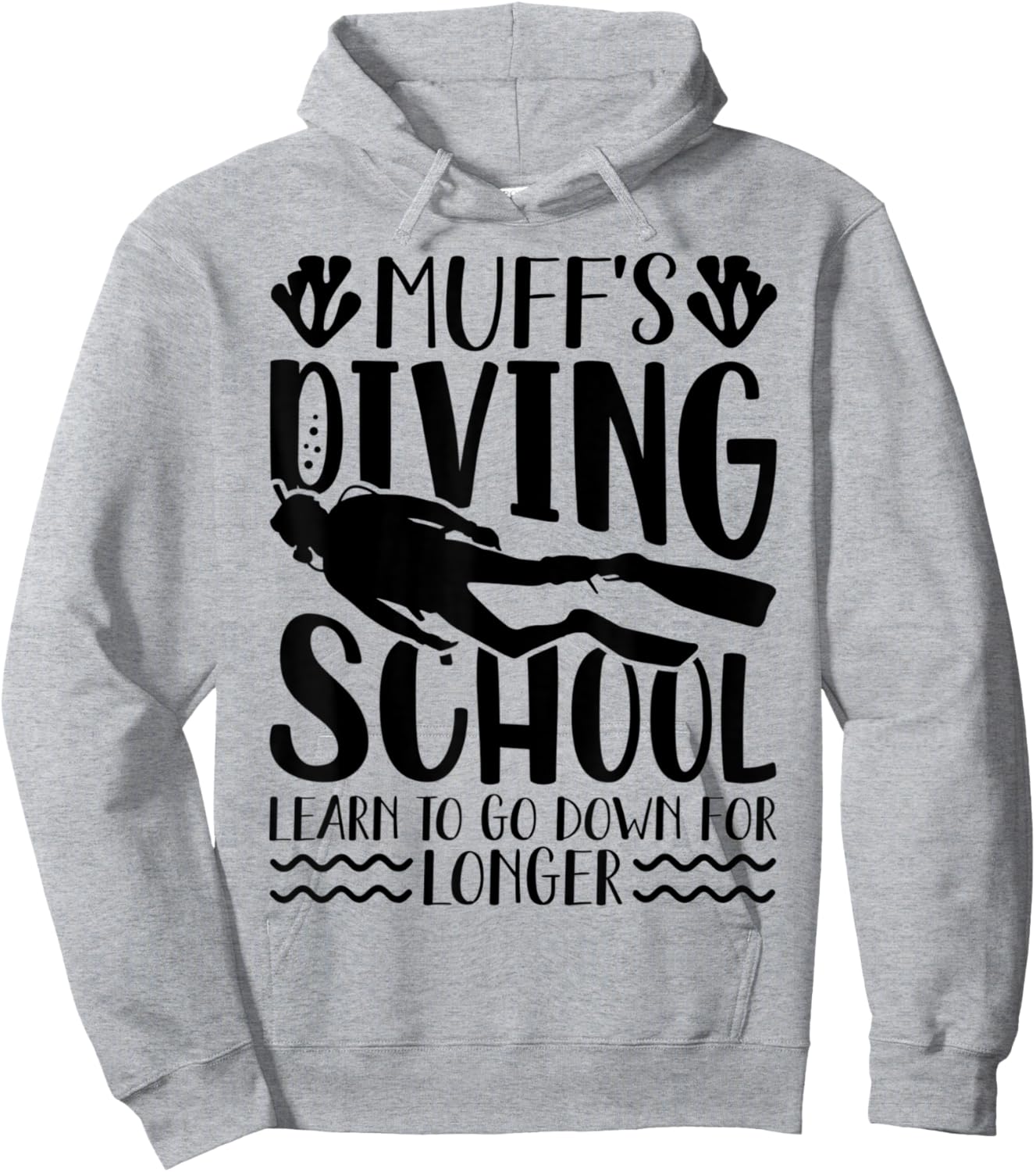 Muffs Diving School Shirt Funny Scuba Diver Hoodie - Hoodie | Ash