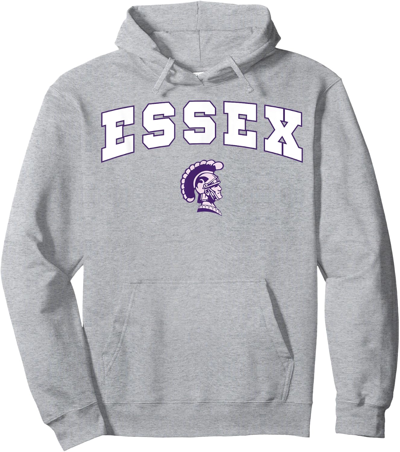 Essex High School Trojans Hoodie - Hoodie | Ash