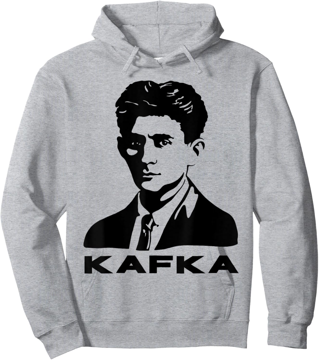 Franz Kafka Portrait Hoodie - Hoodie | Ash