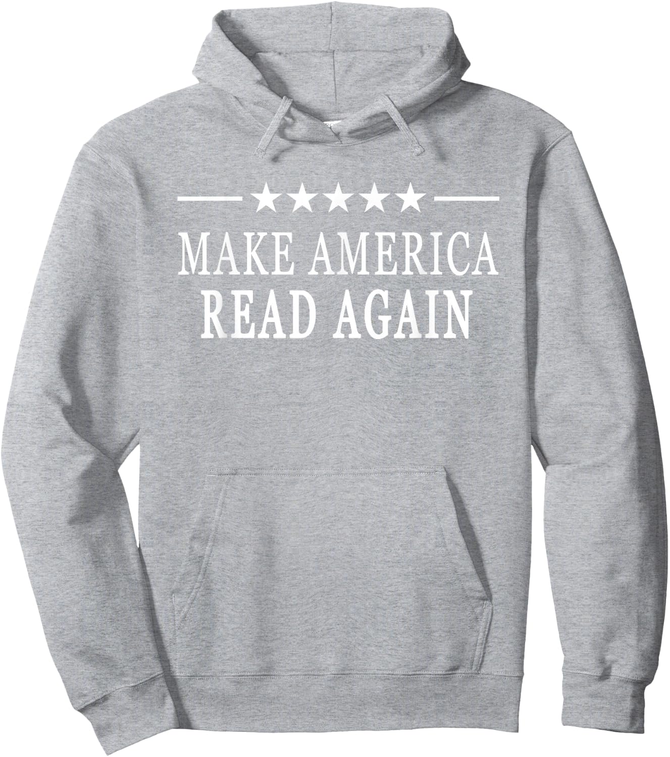 Red Make America Read Again Hoodie - Hoodie | Ash