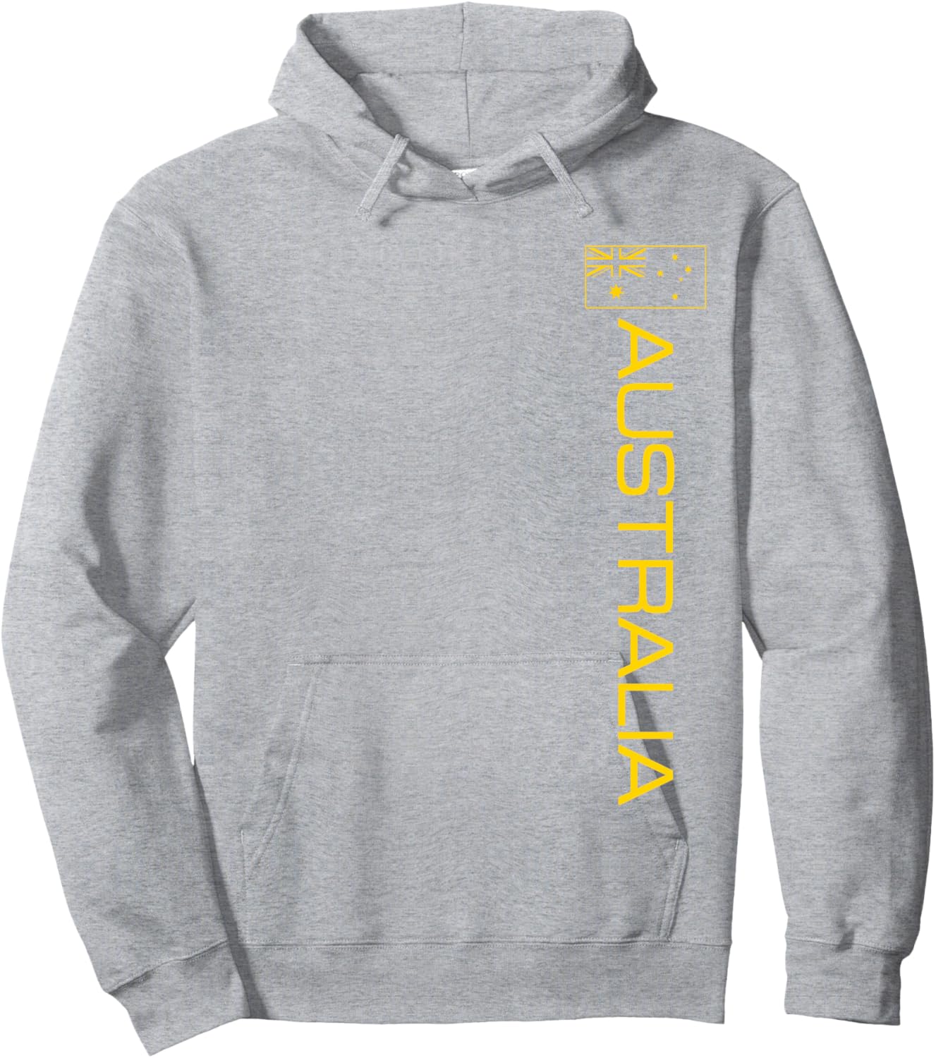 Australia Flag Australian Athletic Sports Vertical Style Hoodie - Hoodie | Ash