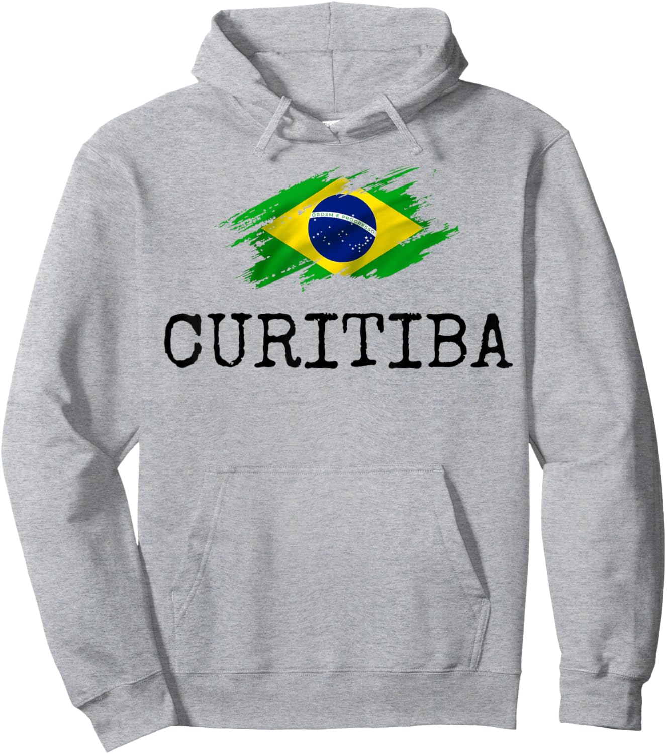 Curitiba Brazil Country City Brazilian Fun Women Men Manaus Hoodie - Hoodie | Ash