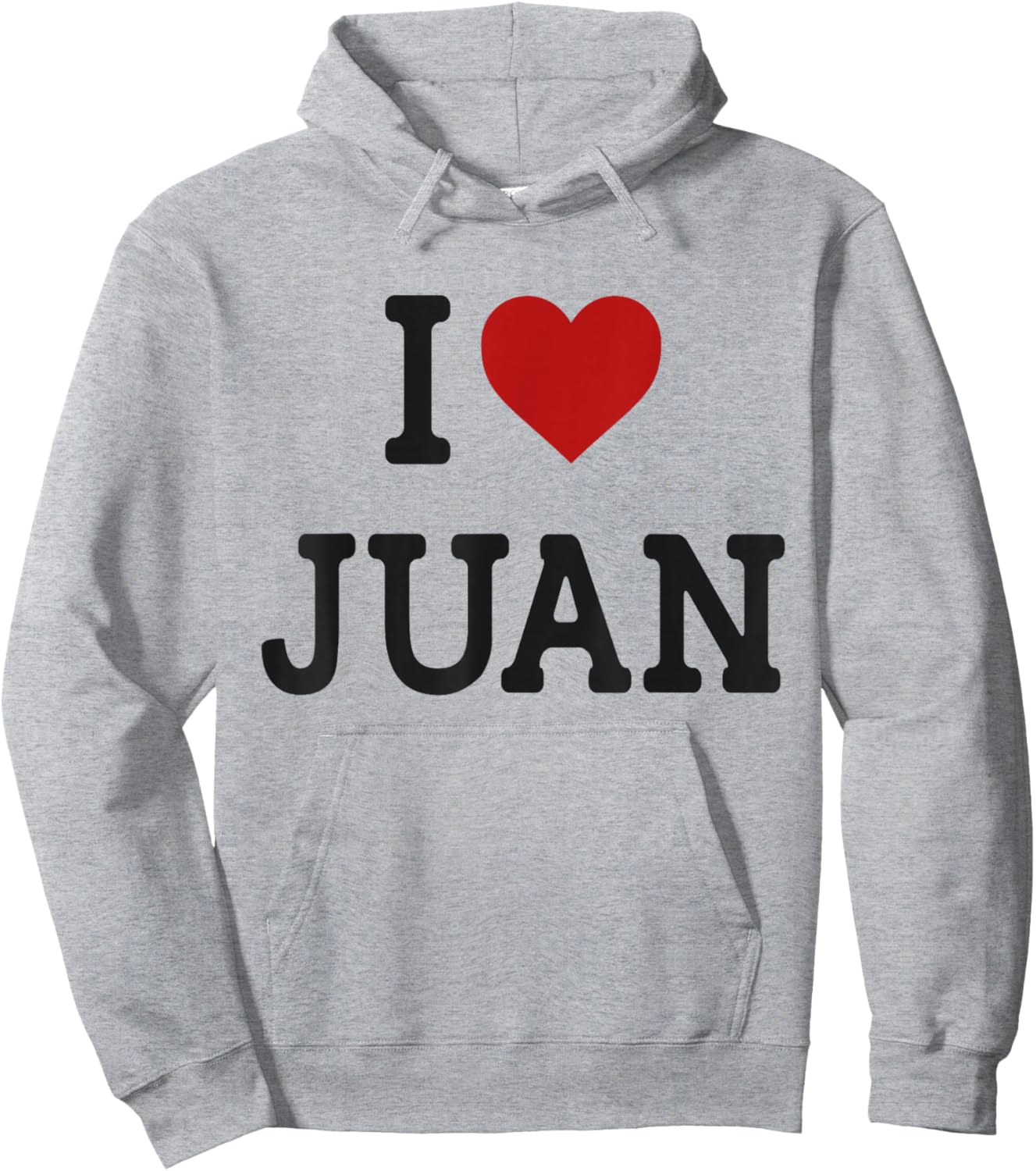 Funny Gift Juan Name - I Heart Juan - I Love Juan Hoodie - Hoodie | Ash