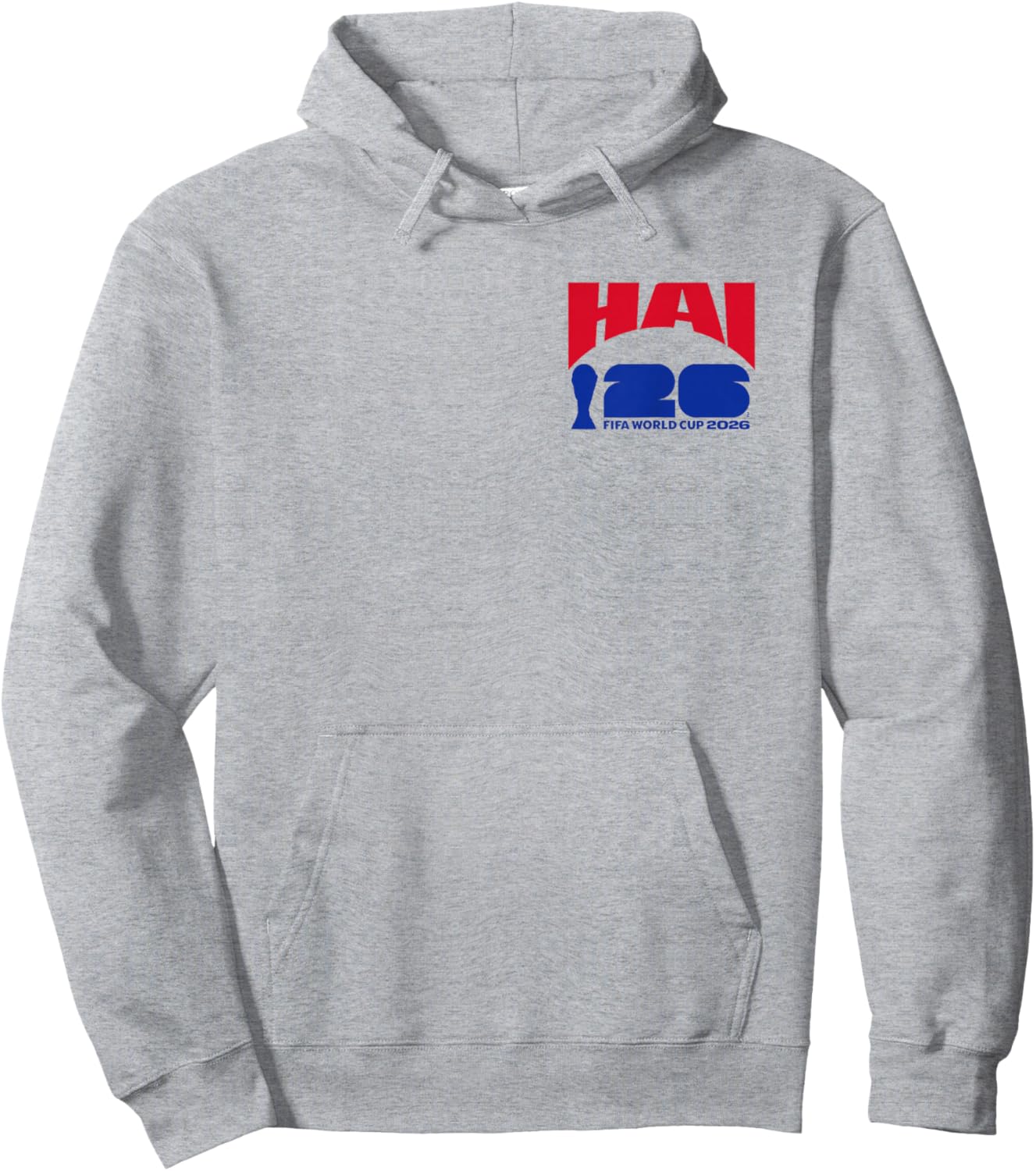 FIFA World CUP26 Haiti Ball in Goal Hoodie - Hoodie | Ash