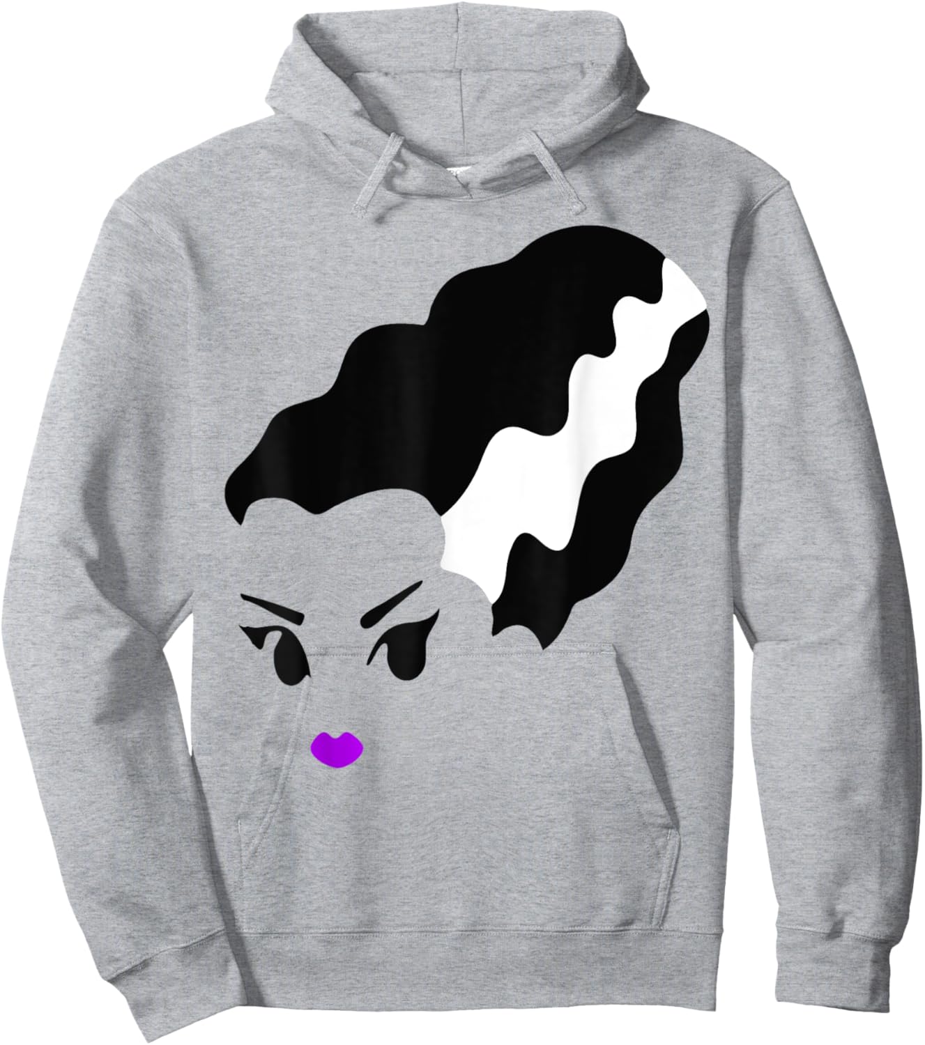 Bride of Frankenstein Monster Halloween Costume Hoodie - Hoodie | Ash