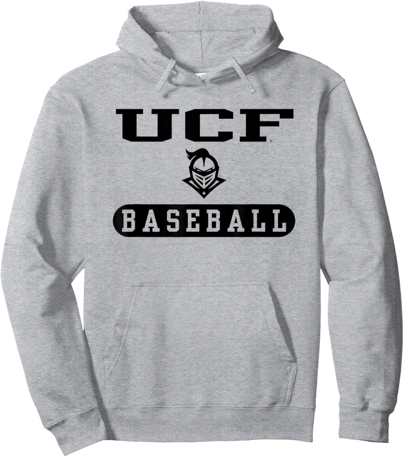 Central Florida Golden Knights Baseball Logo Hoodie - Hoodie | Ash