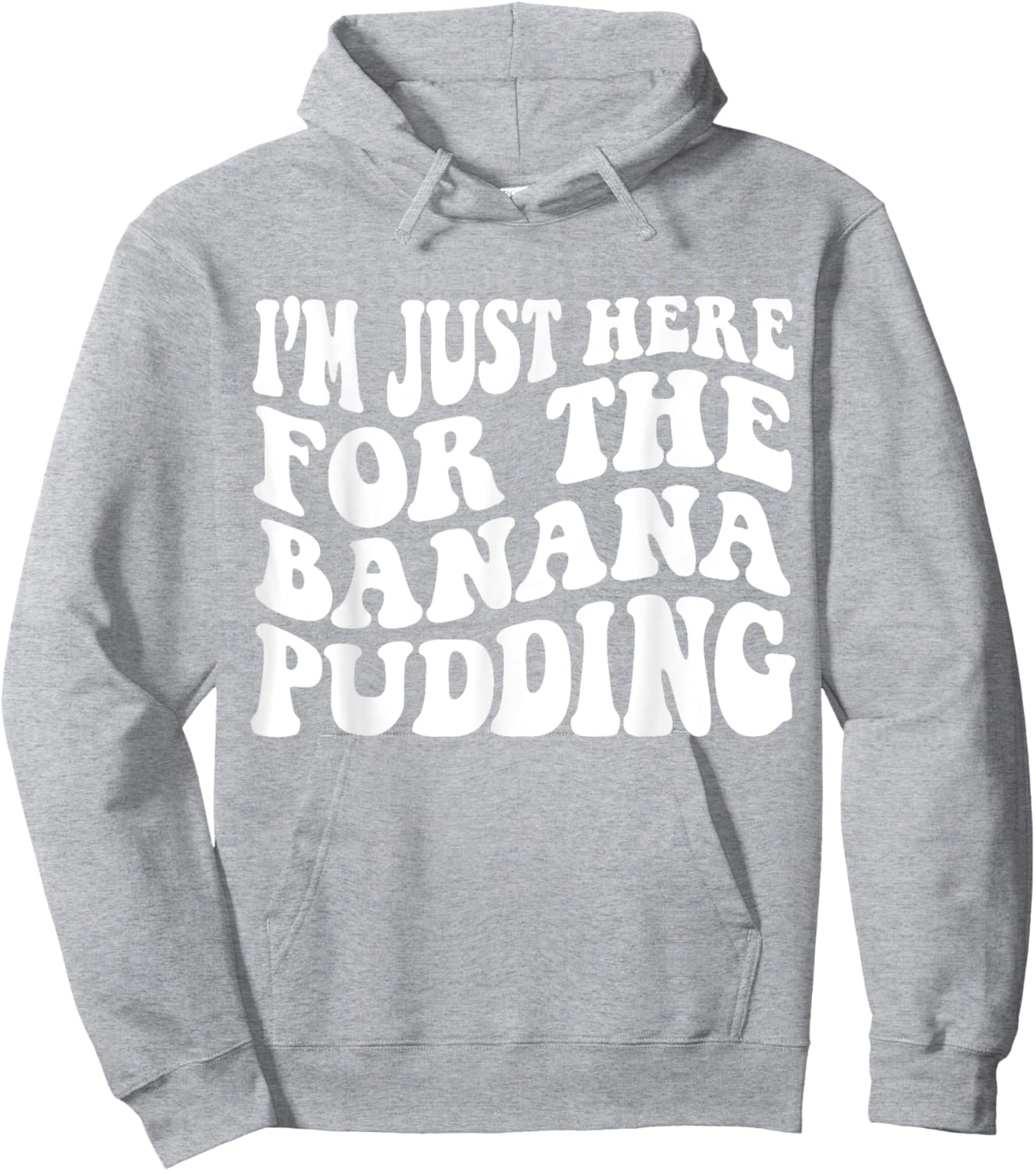 i'm just here for the banana pudding Recipe Ice Cream Women Kids Hoodie - Hoodie | Ash
