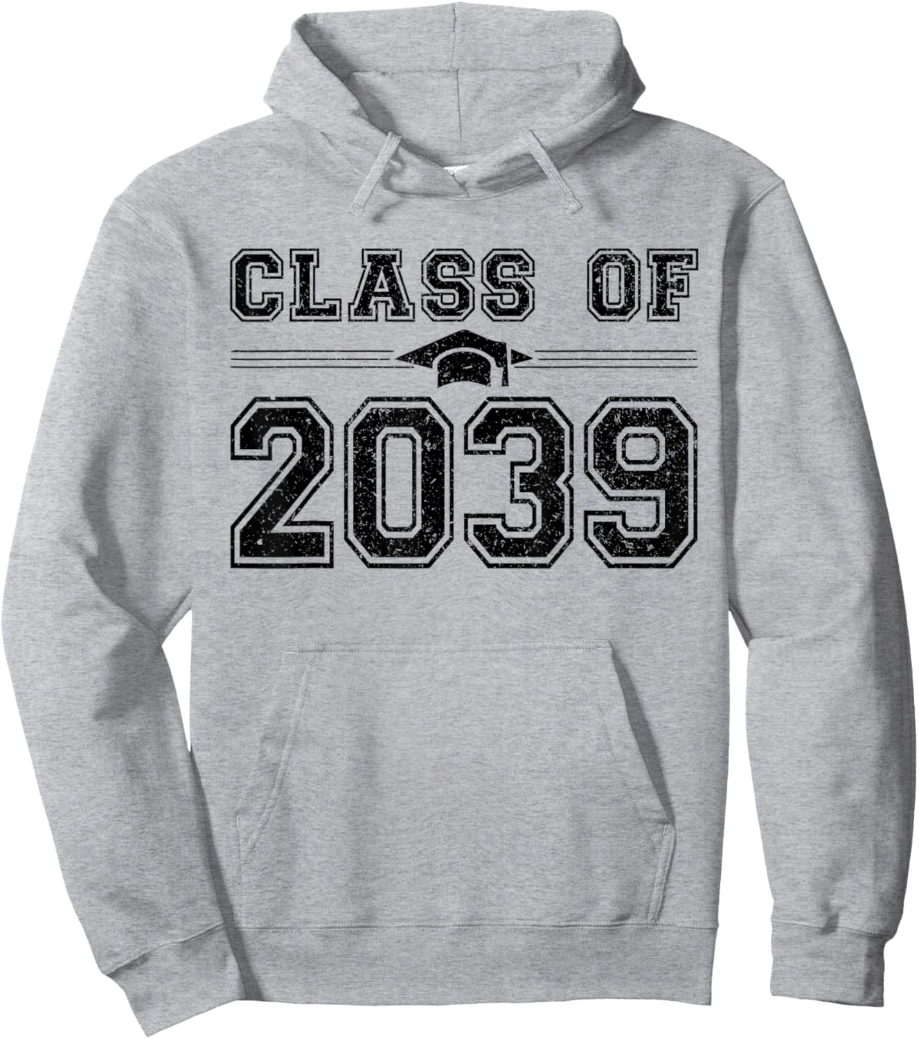 Class of 2039 Grow With Me First Day of School Graduation Hoodie - Hoodie | Ash