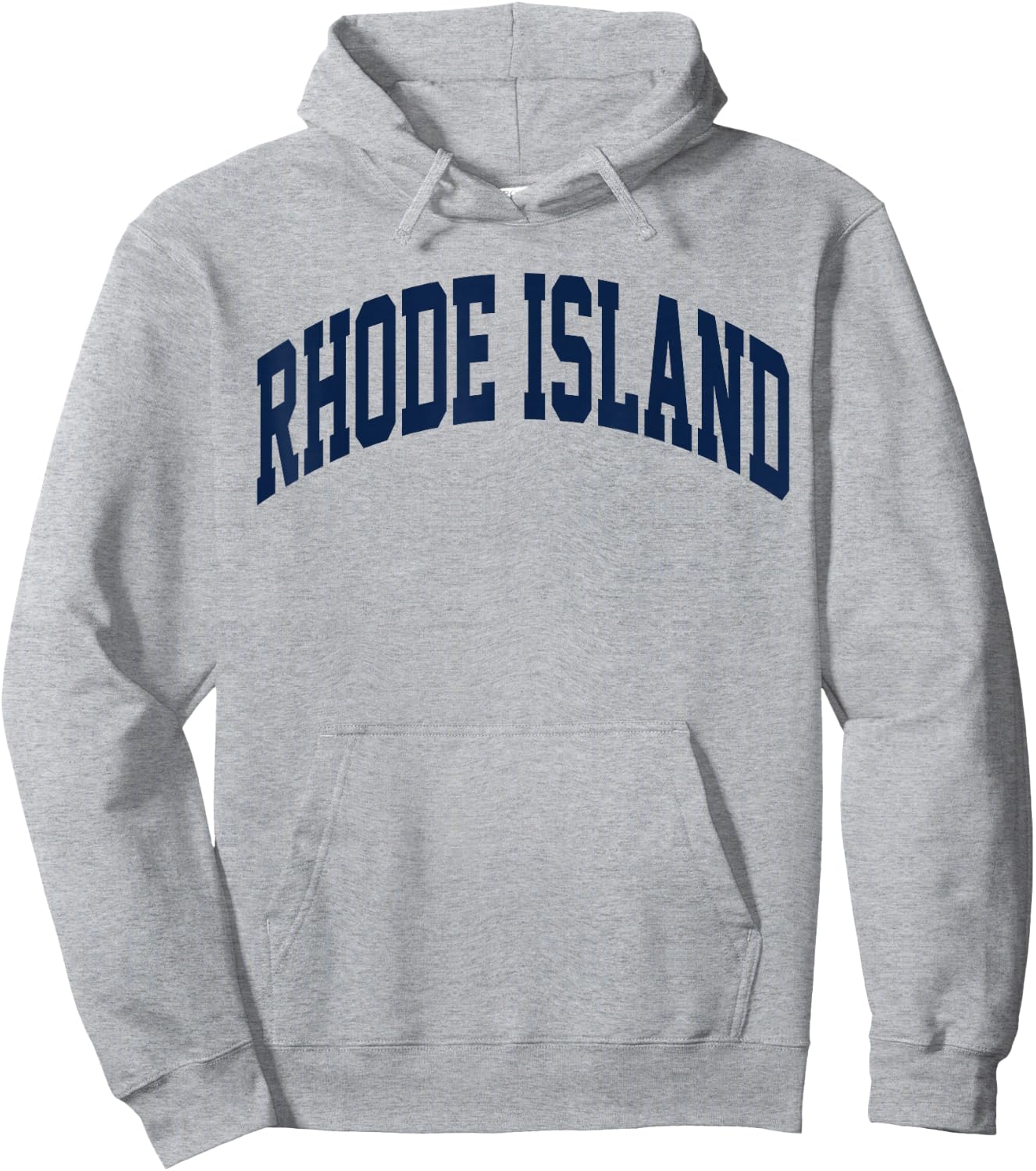 Retro Rhode Island Souvenir Classic Rhode Island Blue RI Hoodie - Hoodie | Ash