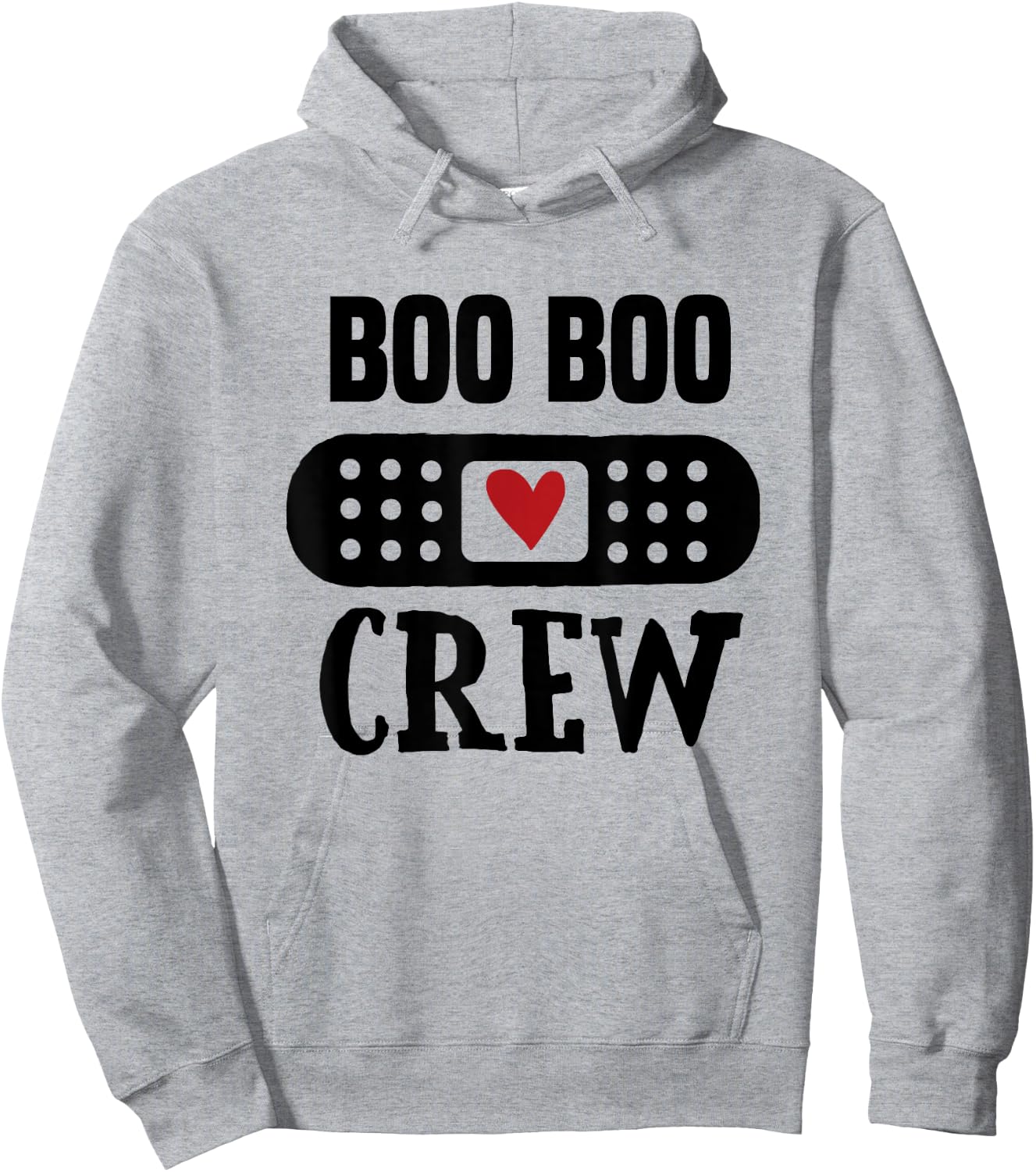 Boo Boo Crew First Aid School Nurse Day Care Teacher Hoodie - Hoodie | Ash