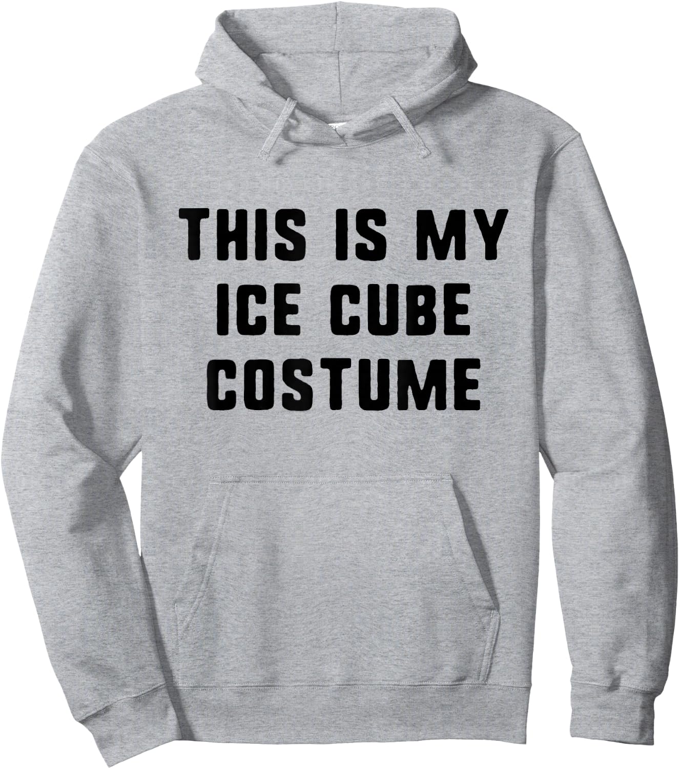 This Is My Ice Cube Halloween Costume Lazy Easy Last Minute Hoodie - Hoodie | Ash