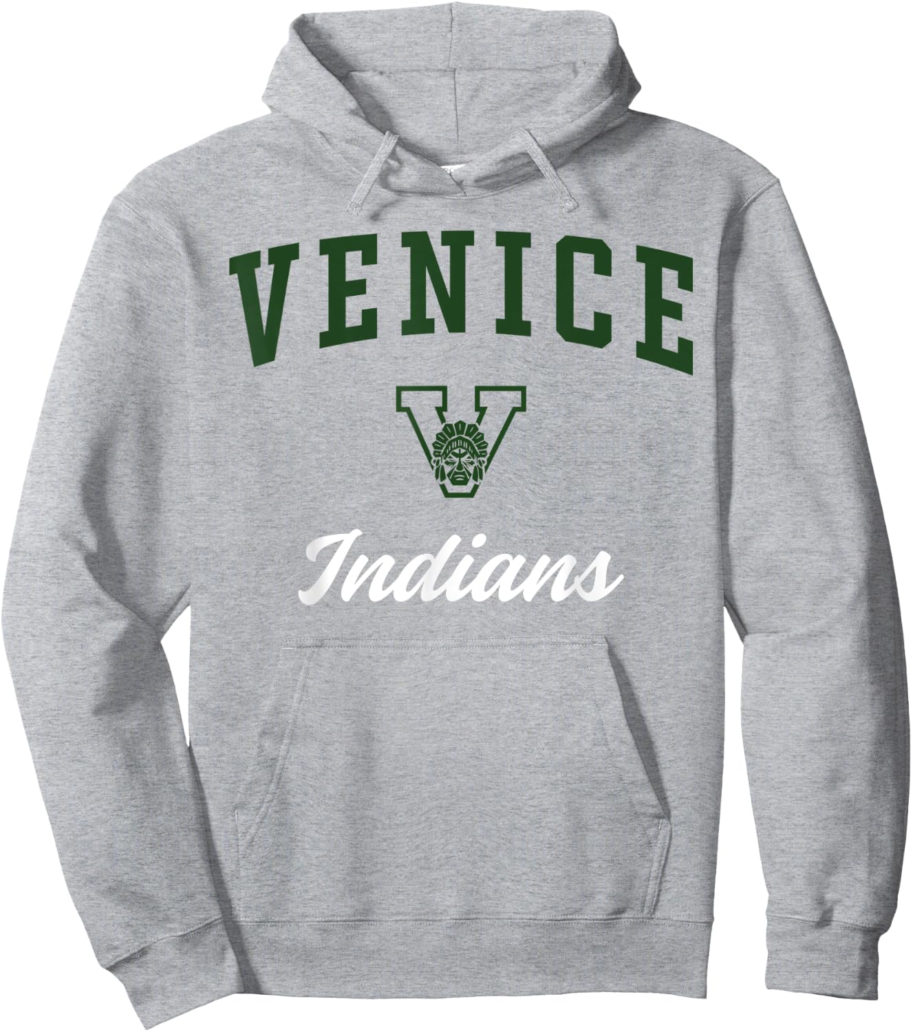 Venice High School Indians Hoodie - Hoodie | Ash