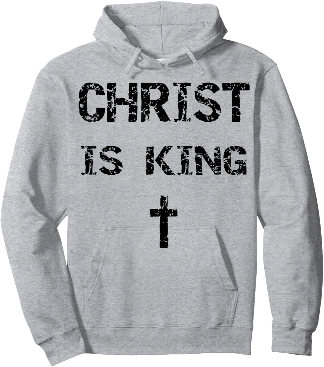Christ Is King Hoodie - Hoodie | Ash