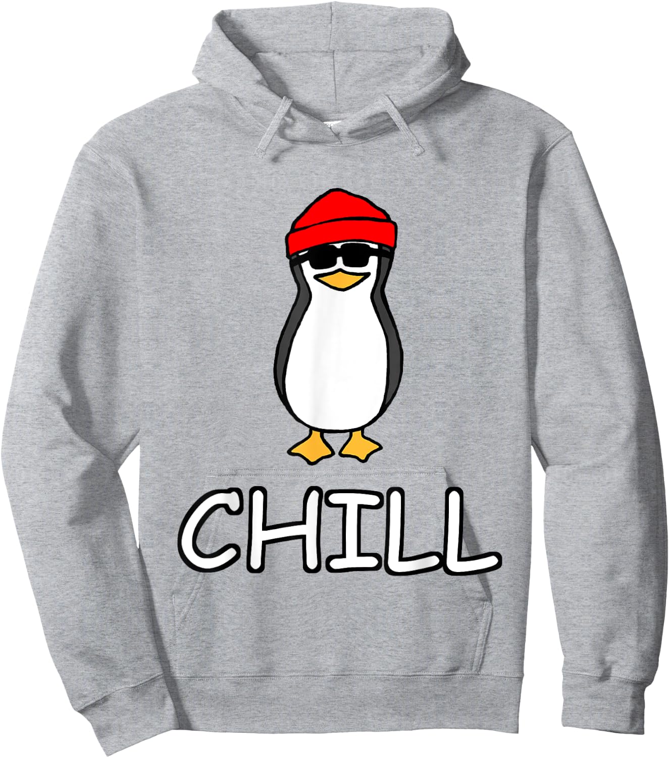 Chill Penguin for Boys Girls Men Women Hoodie - Hoodie | Ash