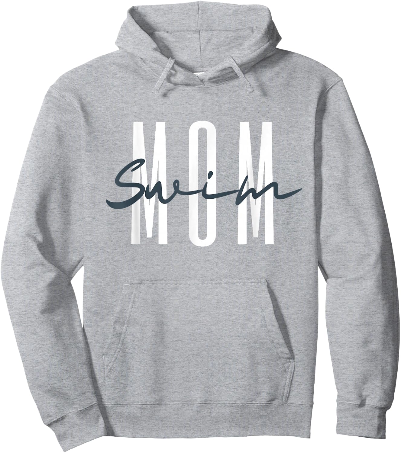 Swim Mom Swim Mama Swim Team Swimmers Mother Hoodie - Hoodie | Ash